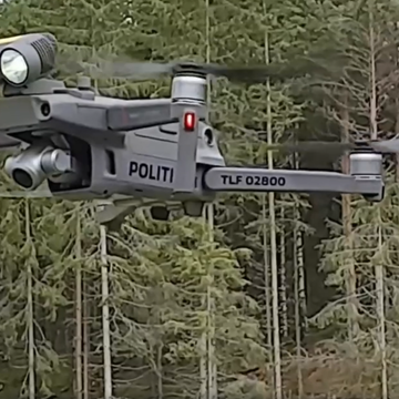 Politi-dronen rykker ut til Oslo sentrum på to minutter