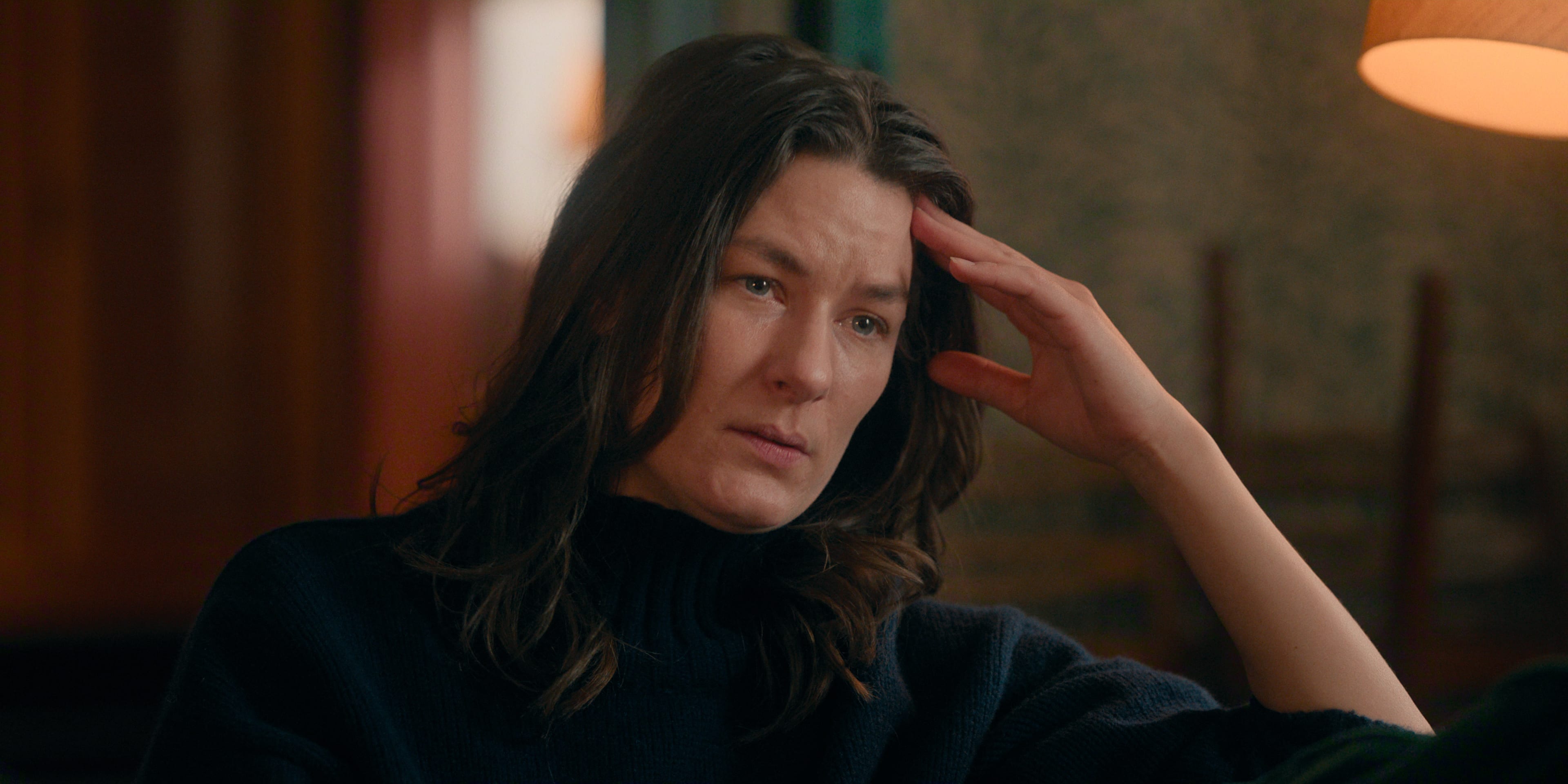 Helga Guren spiller, akkurat som i filmen «Elskling», en superstresset småbarnsmor som heter Maria. 