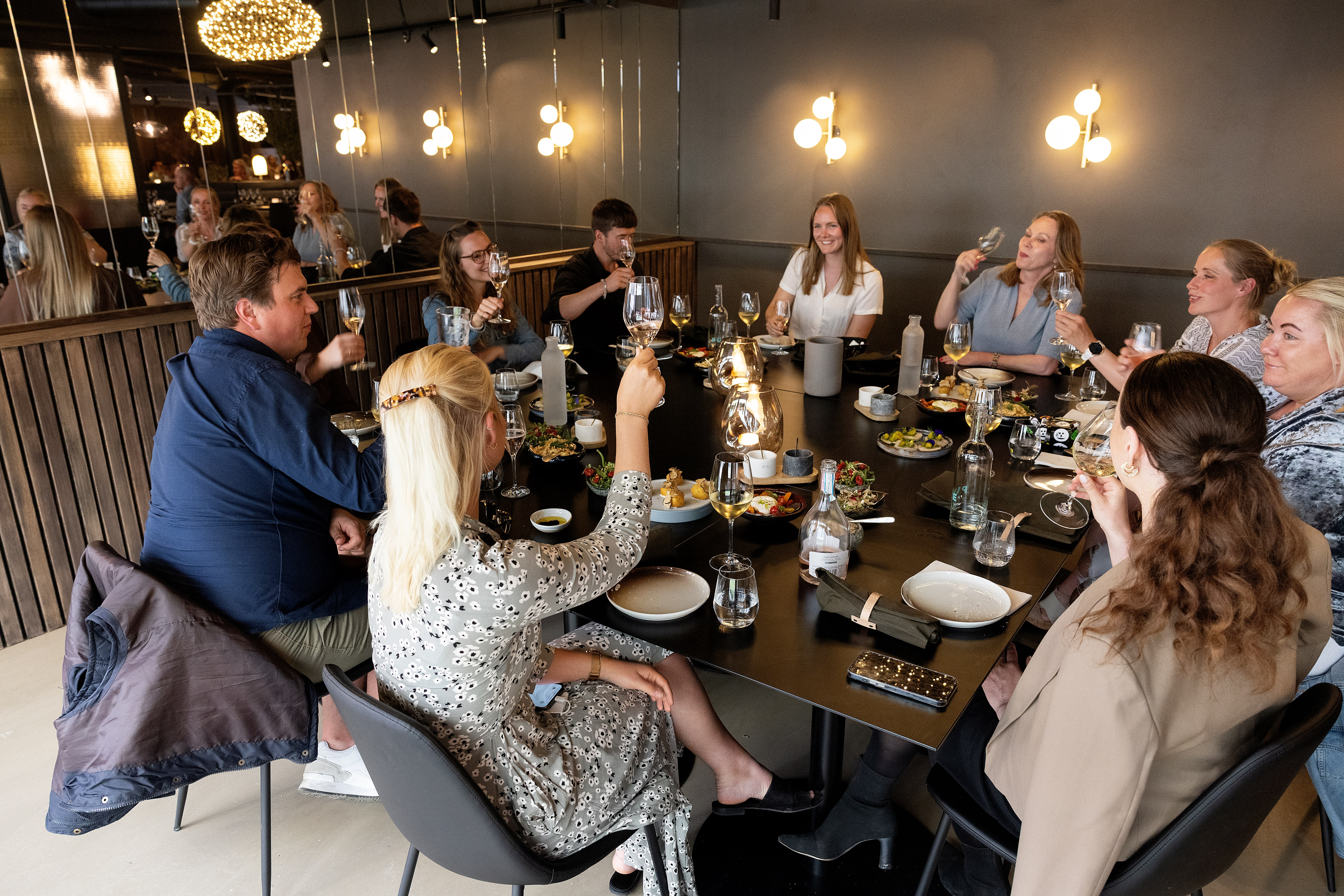 Skål for god nykommer. 