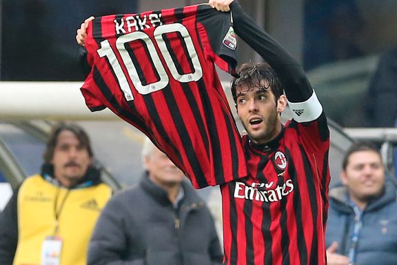 Kaká i hundre for Milan