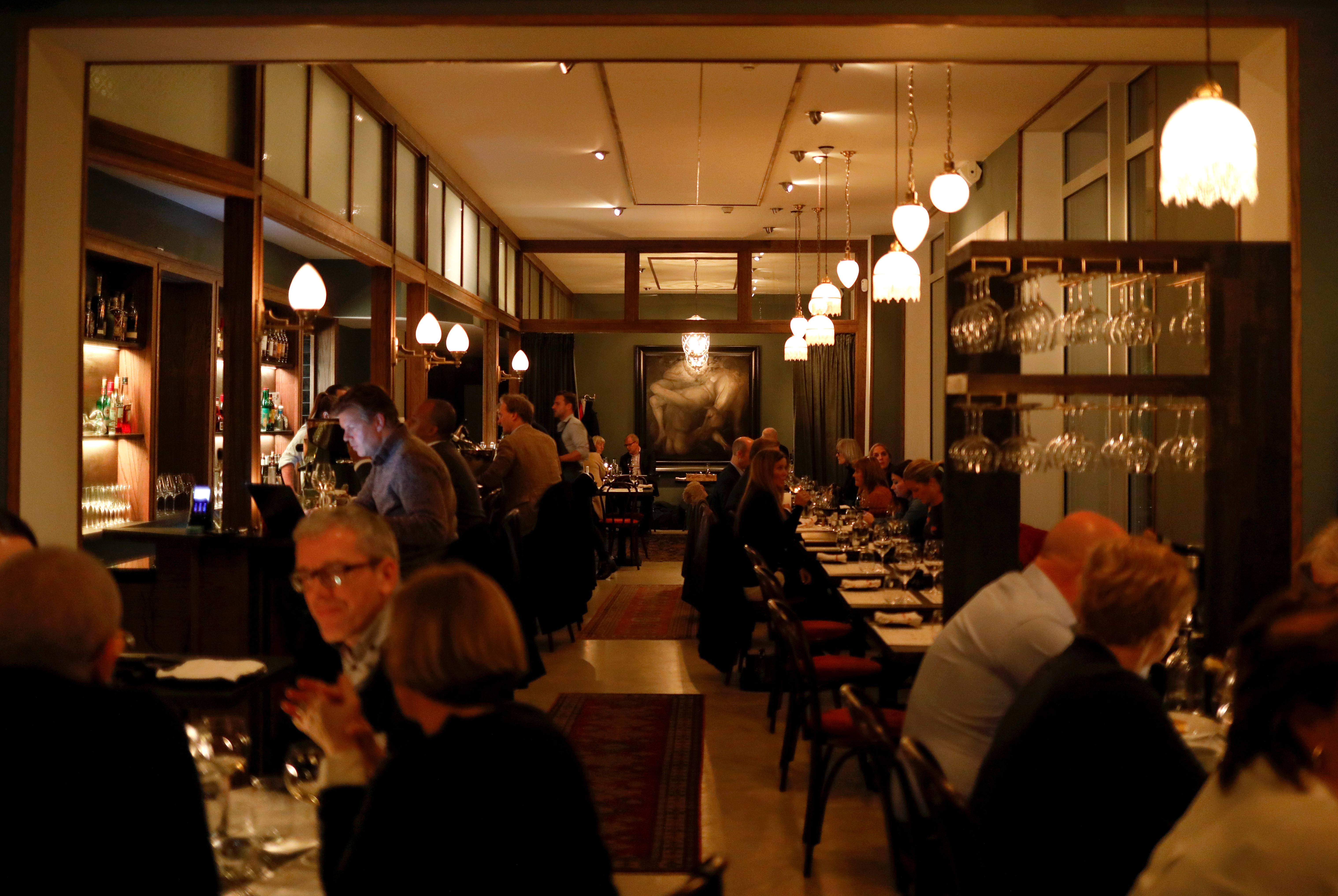 Fra Brasserue Ouest på Frogner. 