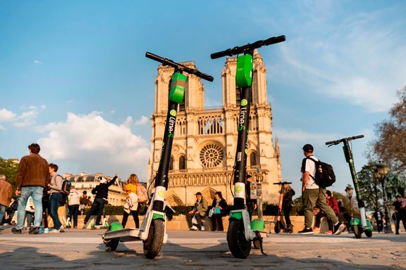Folkeavstemning i Paris om elsparkesykler