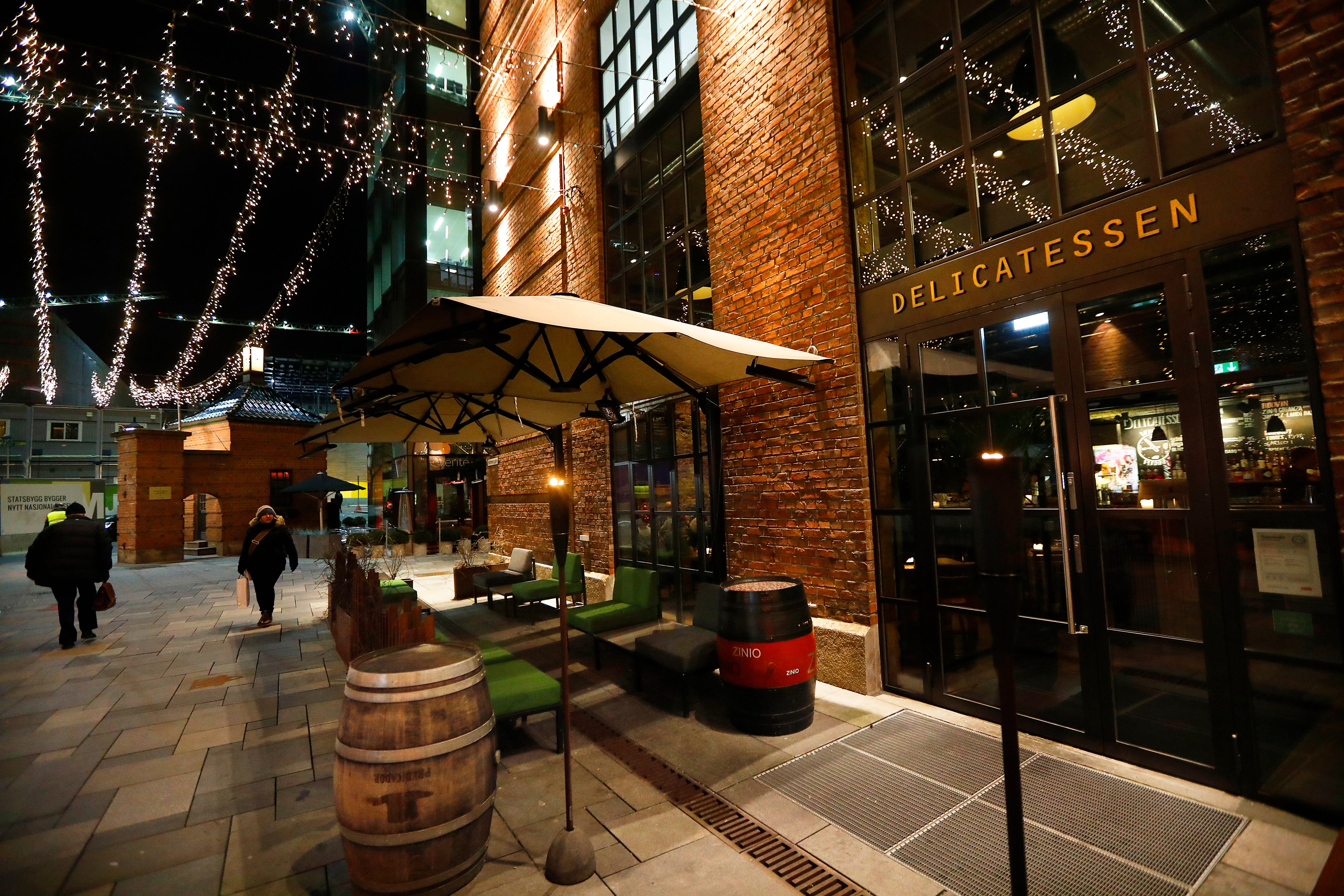 Delicatessen ligger i flotte lokaler på Aker brygge. 