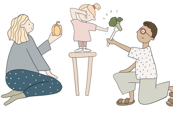 Hva gjør man med et kresent barn? Her er legens seks råd for å bedre matvanene.