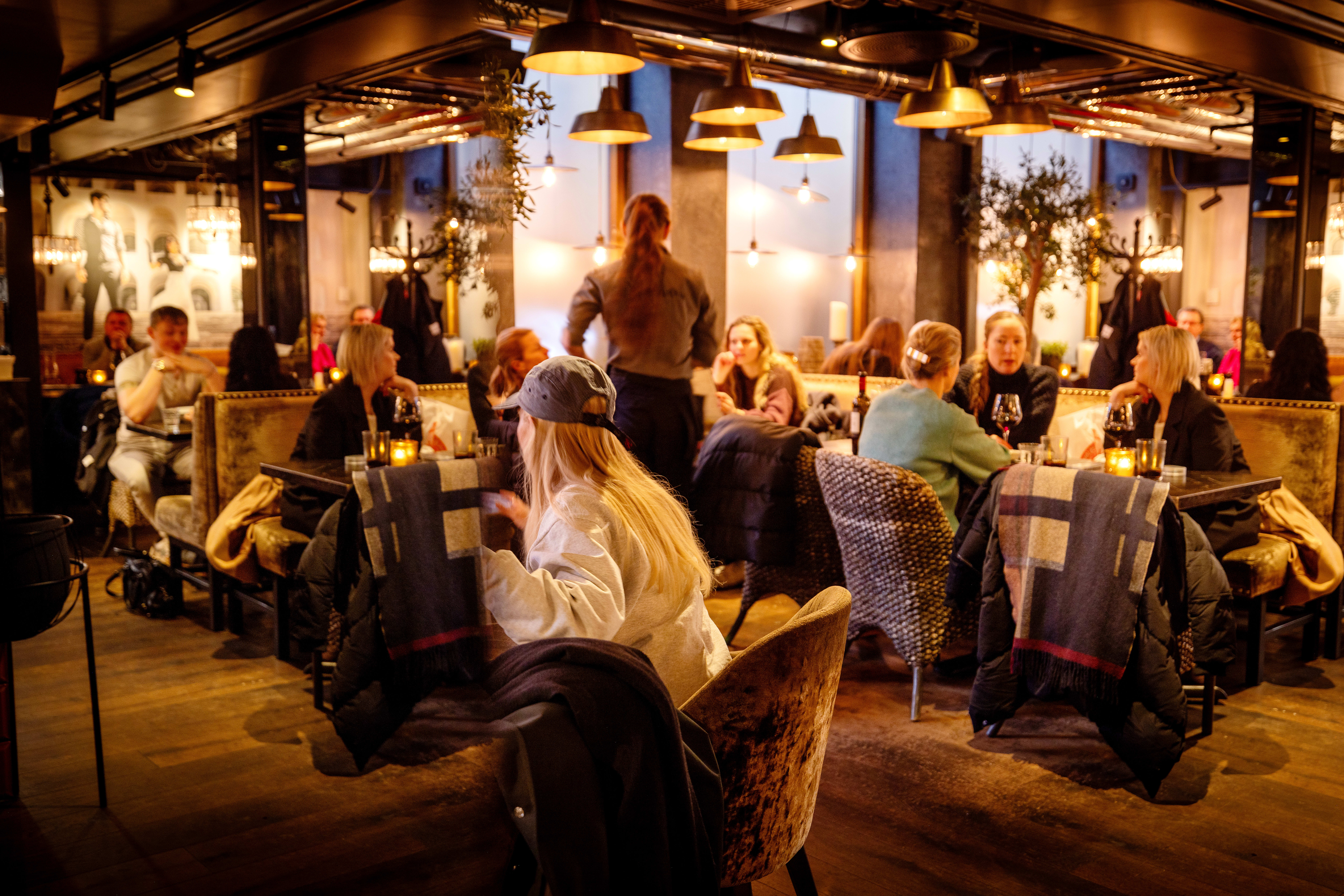 En lang meny gjør at mange finner noe de liker her.