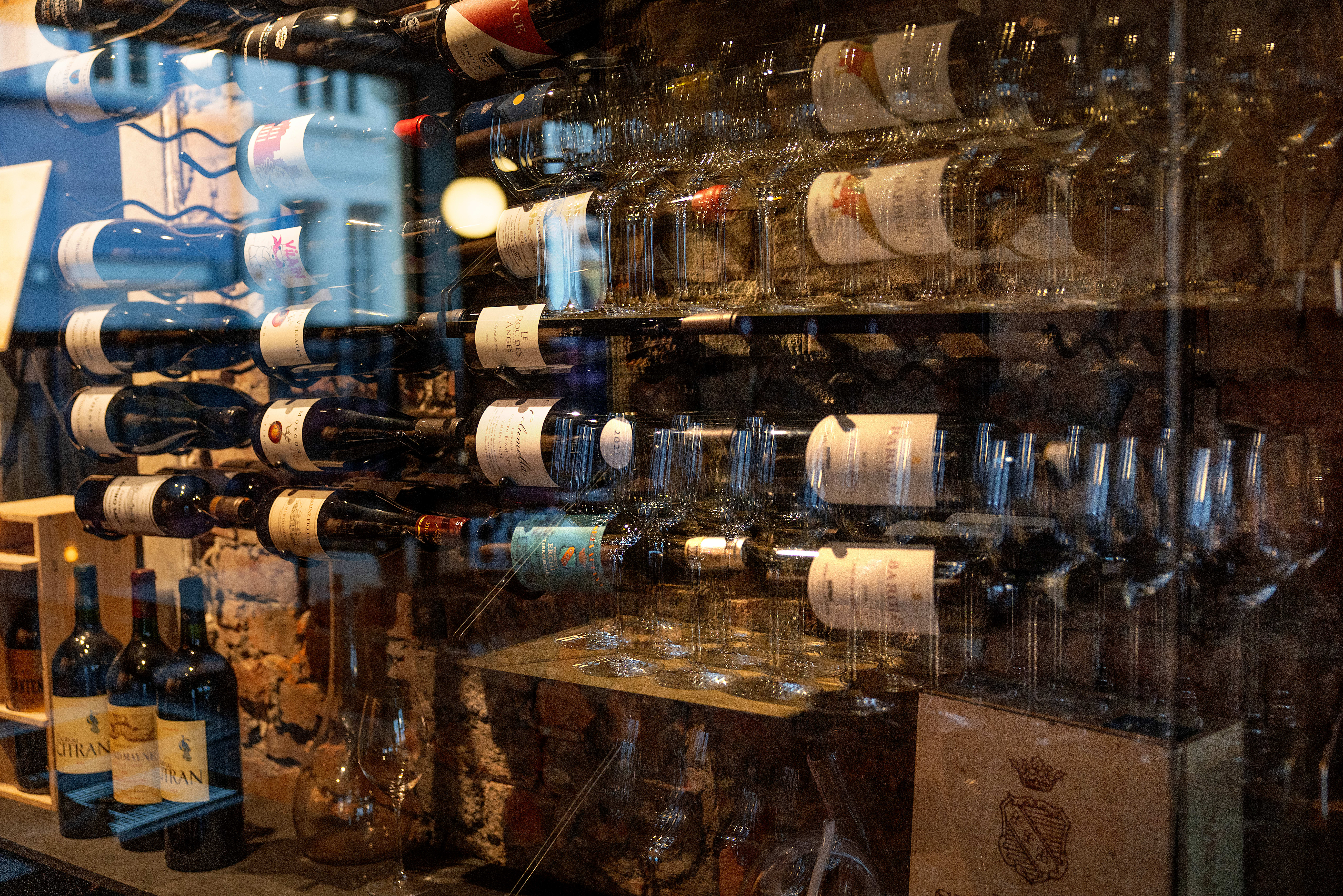 Overraskende mye bra vin hos Kafé Republik. 