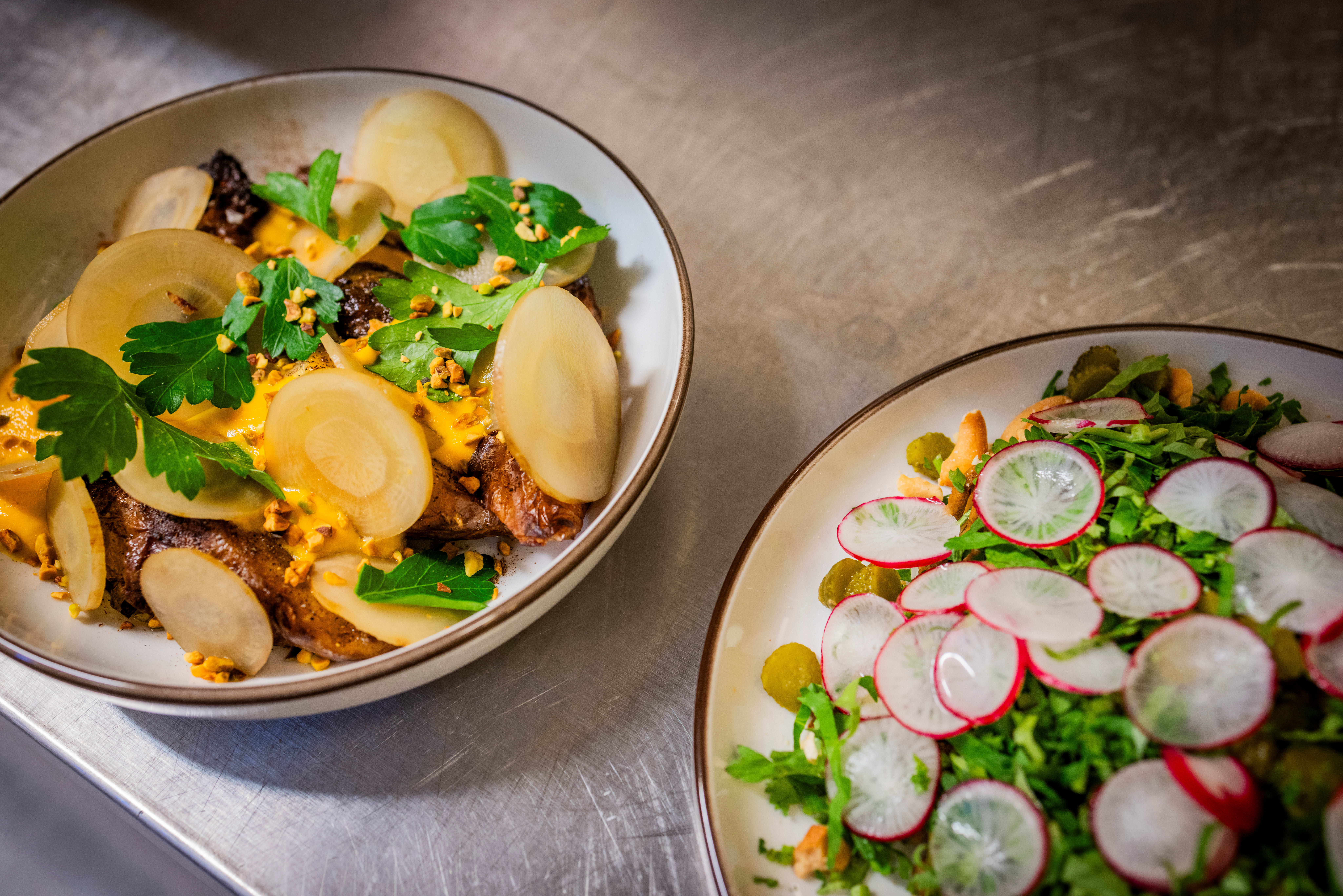 Flere av rettene er dessverre alt for salte. 