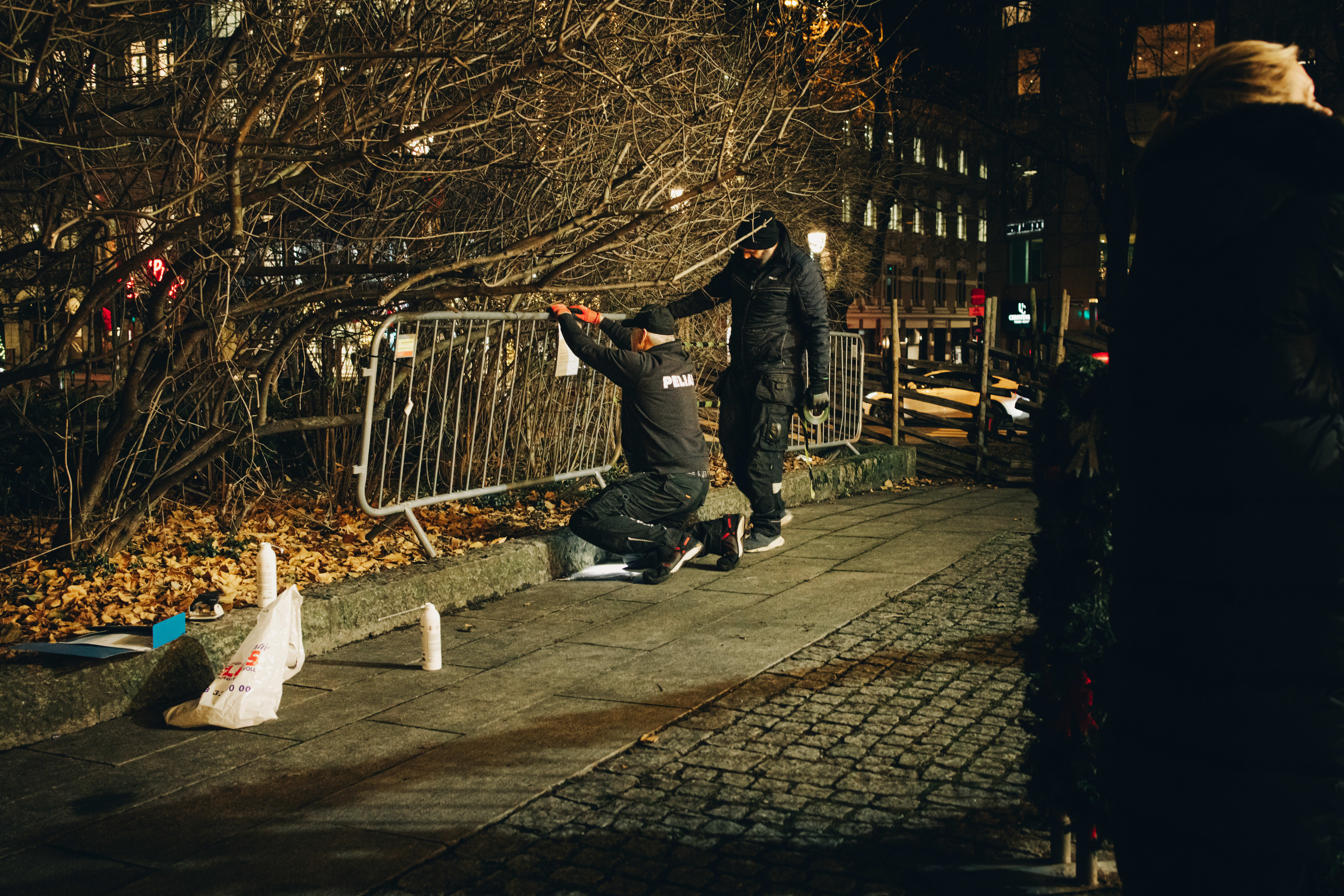 Skadedyrkontrollen dukket opp før stengetid. 