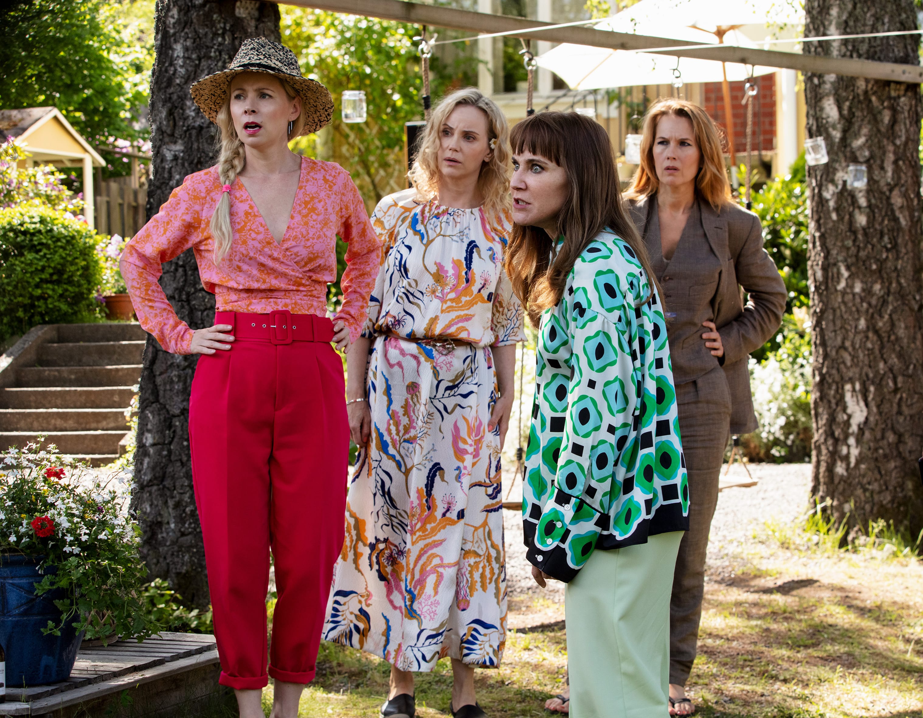 De fire hovedrolleinnehaverne fra venstre: Julia Dufvenius, Sofia Helin, Anja Lundqvist og Elin Klinga. 