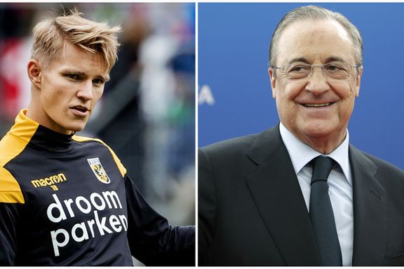 Real Madrid-presidenten spår stor Ødegaard-fremtid