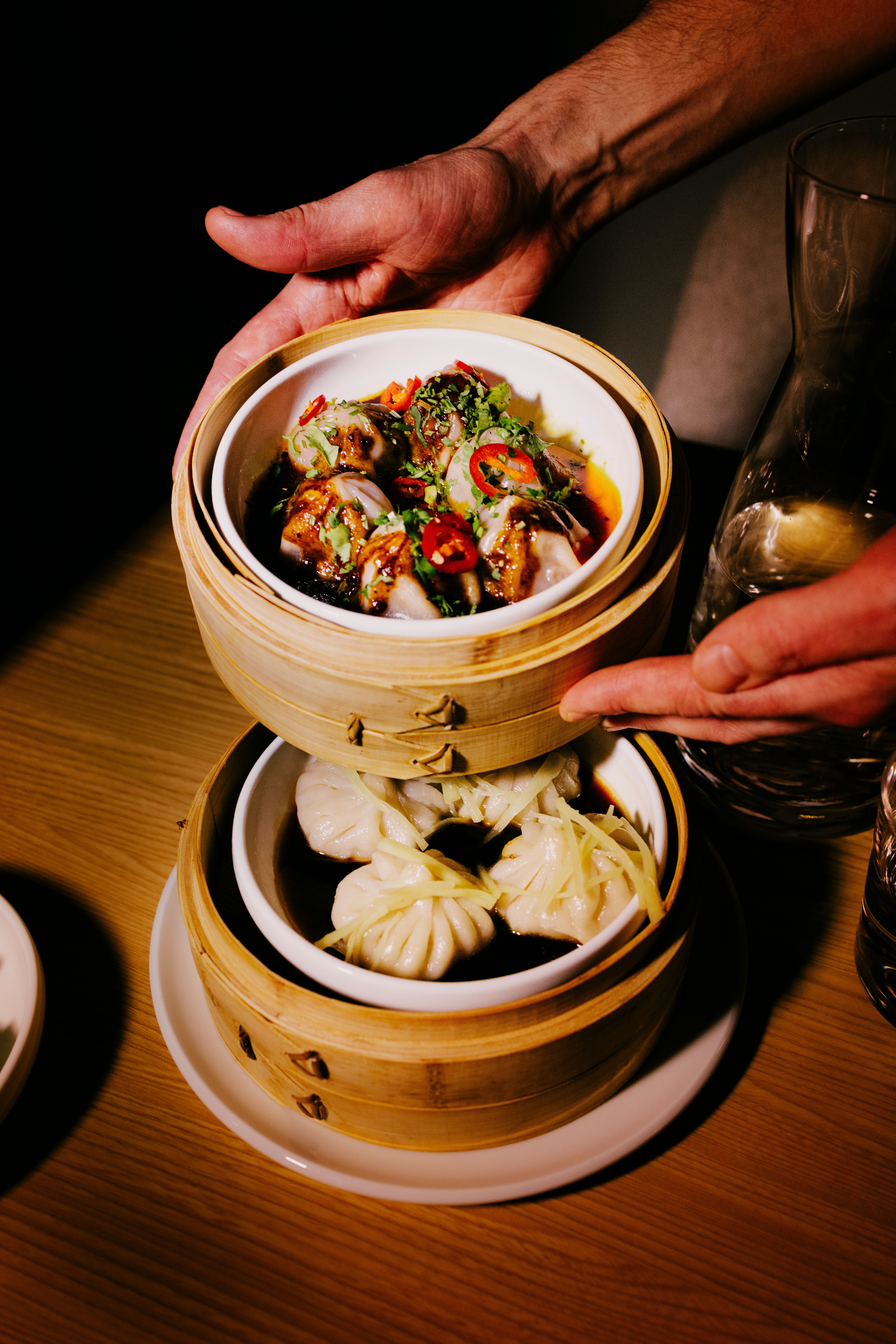 Vi dro dit for dumplings, men ble overrasket av kjempegod pizza