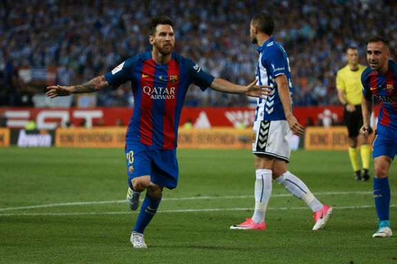 Lionel Messi har scoret 53 mål denne sesongen. Endelig vant han et trofé.