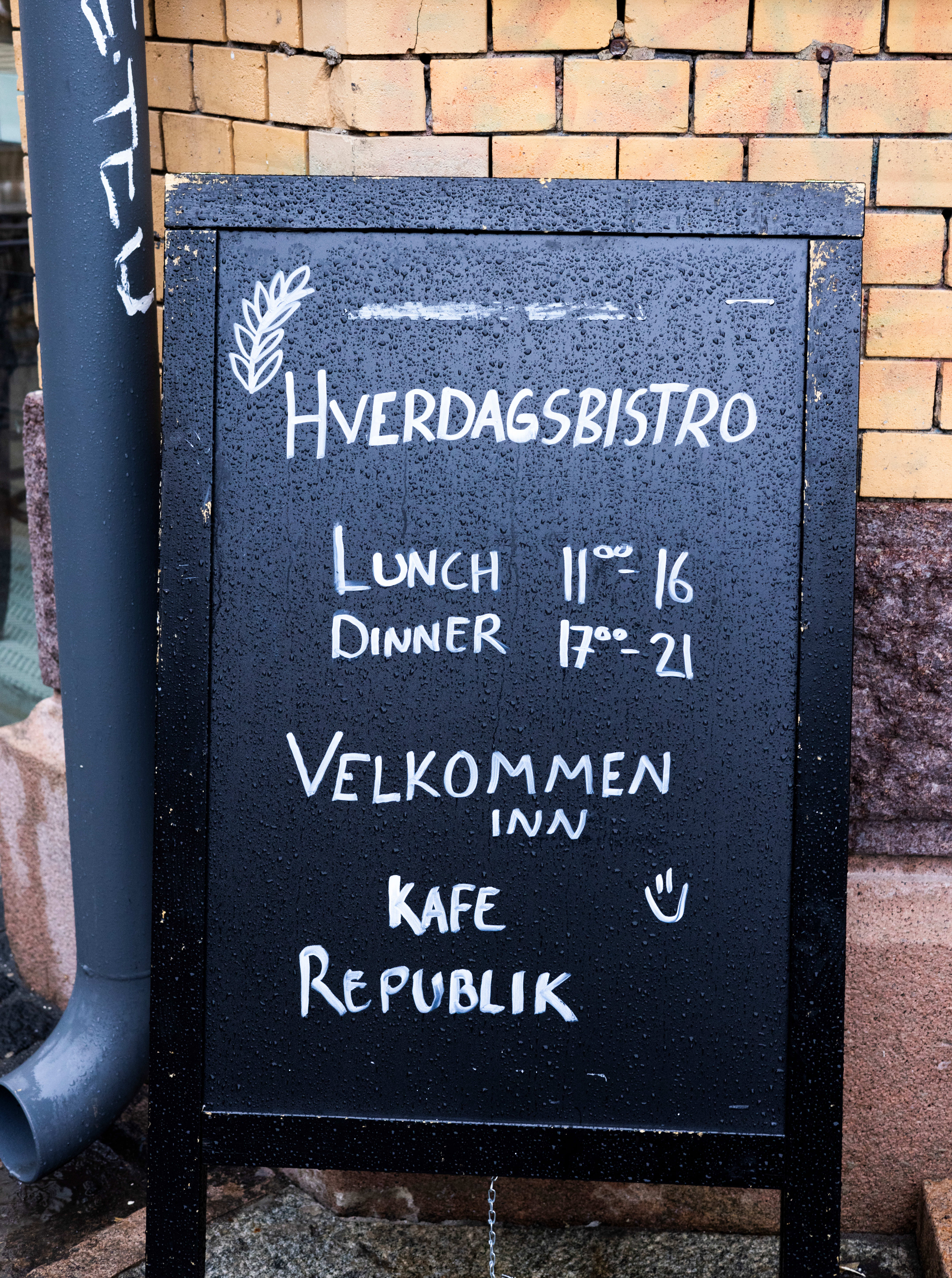 En hverdagsbistro. På Kafé Republik skal det bli lettere for mannen i gata å kunne kose seg i ukedagene. 