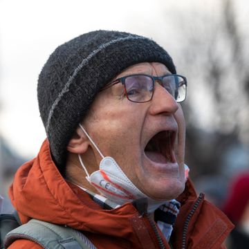 Rekordmange korona-protester i Europa