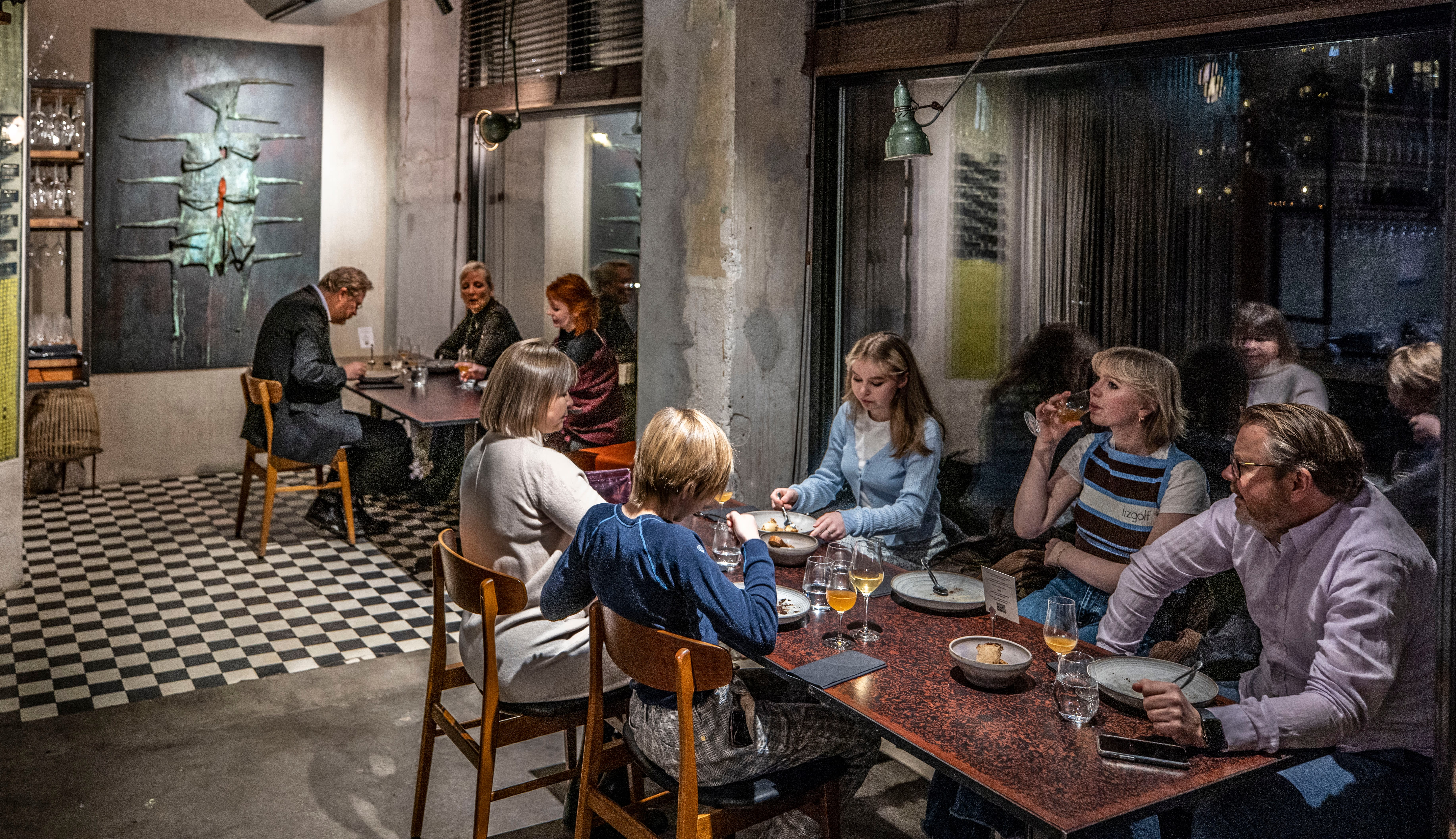 Uformelt og trivelig på Geita. 