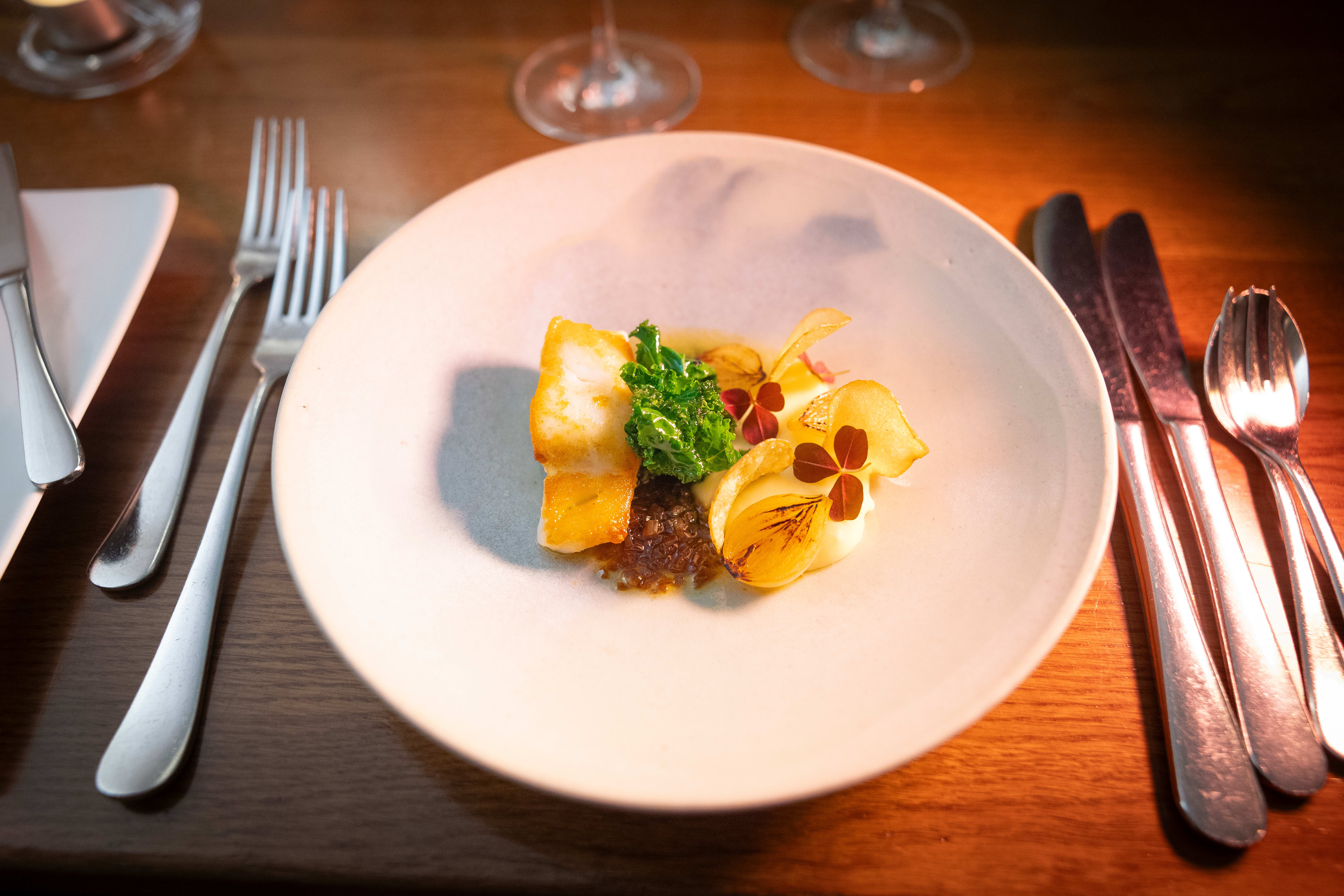 Nydelig torsk med vanedannende saus. 