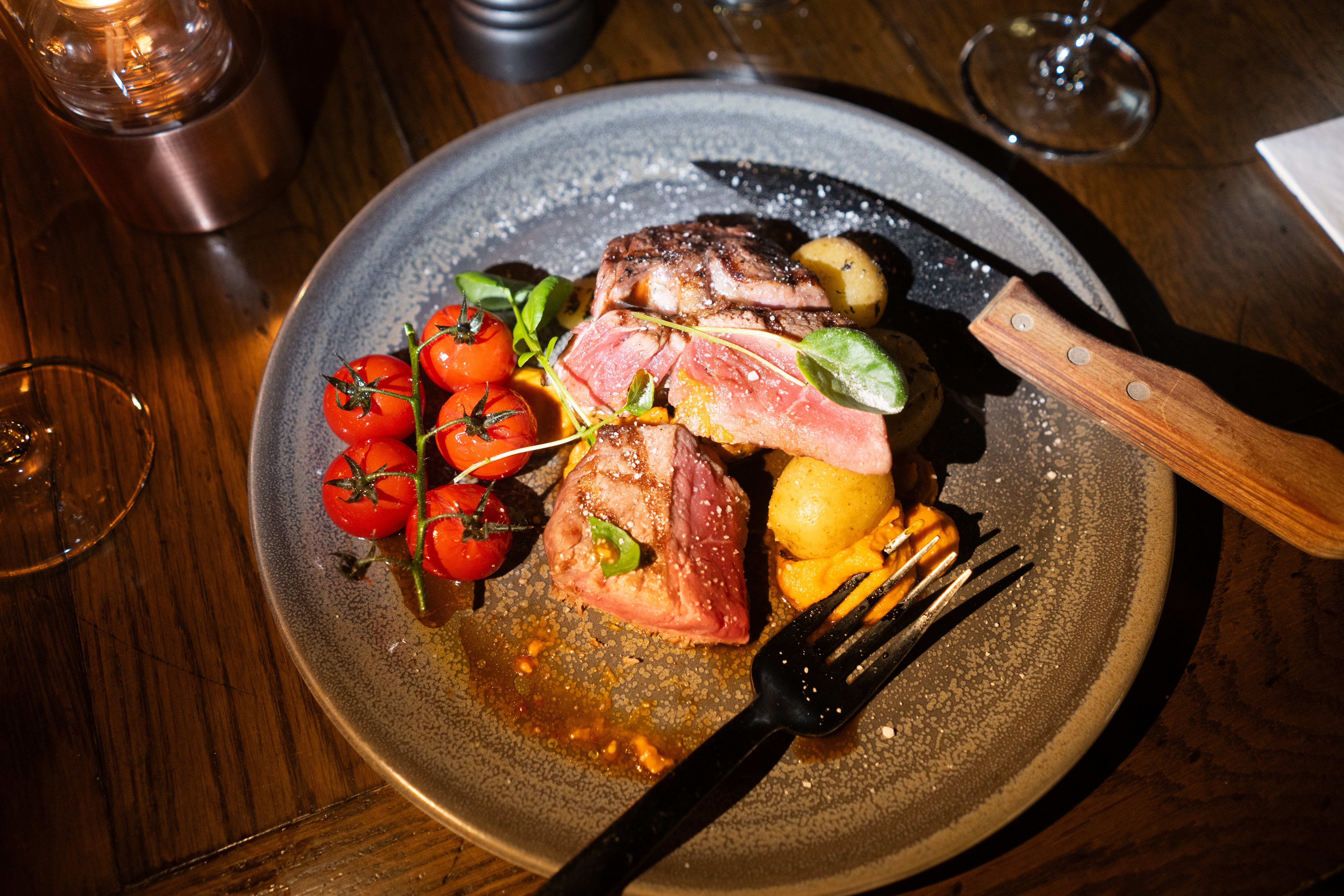 Det ser fint ut, men kjøttet blir fort kaldt. 