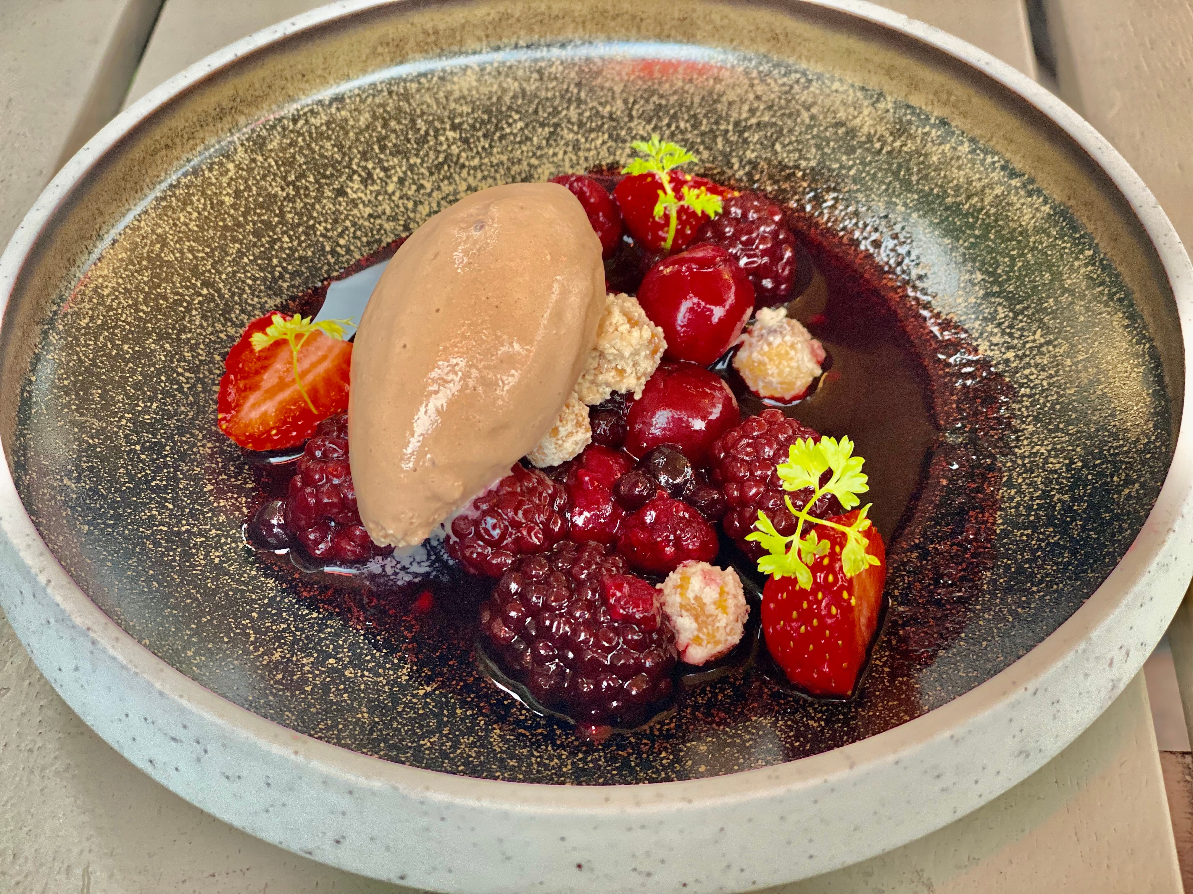 Frisk og søt avslutning på måltidet. 