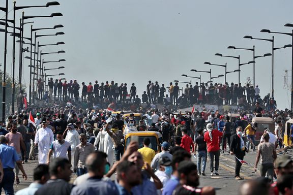 18 drept i demonstrasjoner i Irak