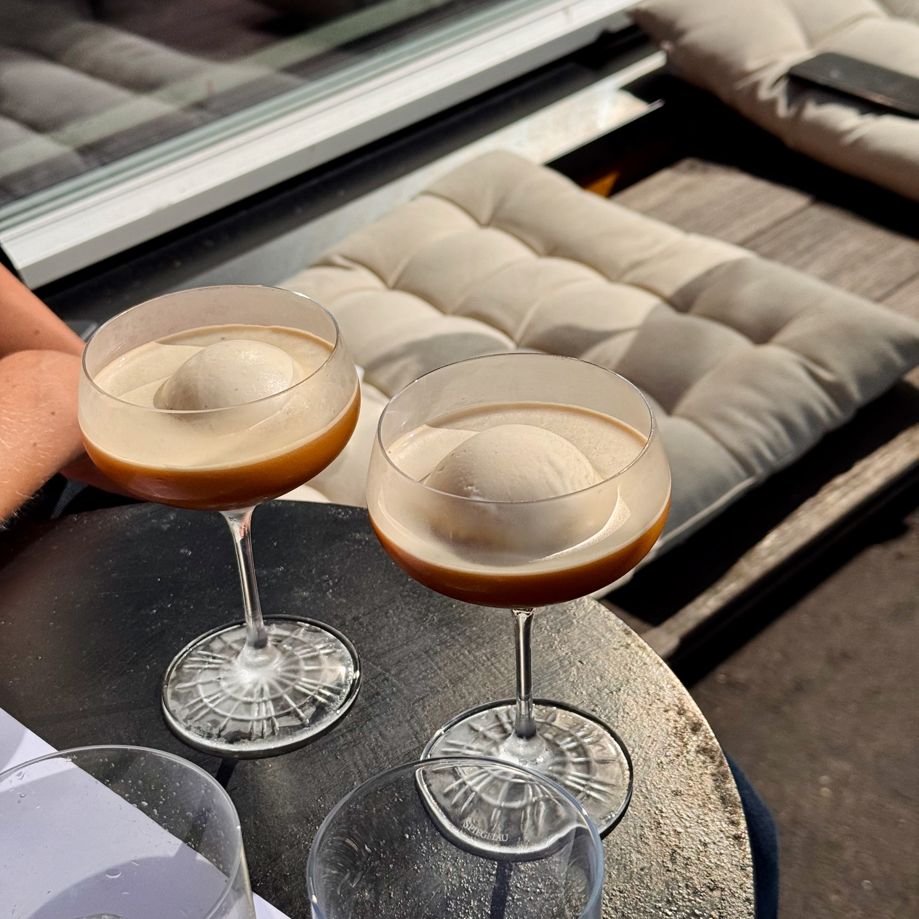 Perfekt som drink og dessert.