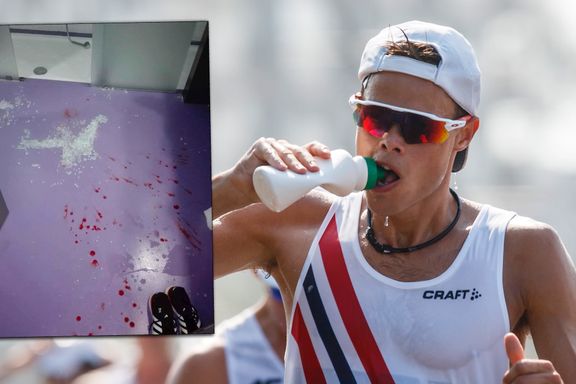 Dramatisk oppladning for norsk OL-utøver: – Badet var fullt av blod