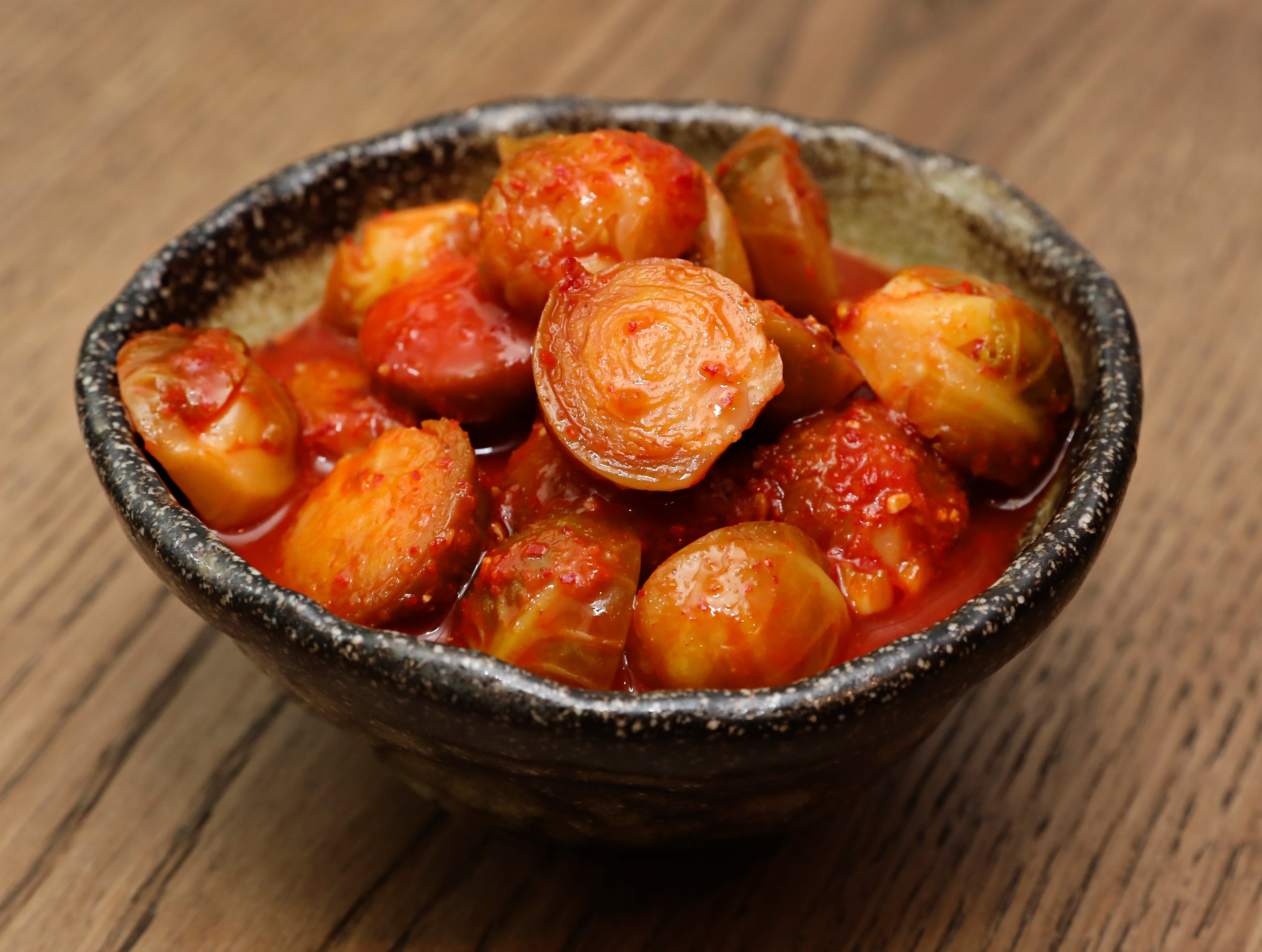 Rosenkålkimchi. 