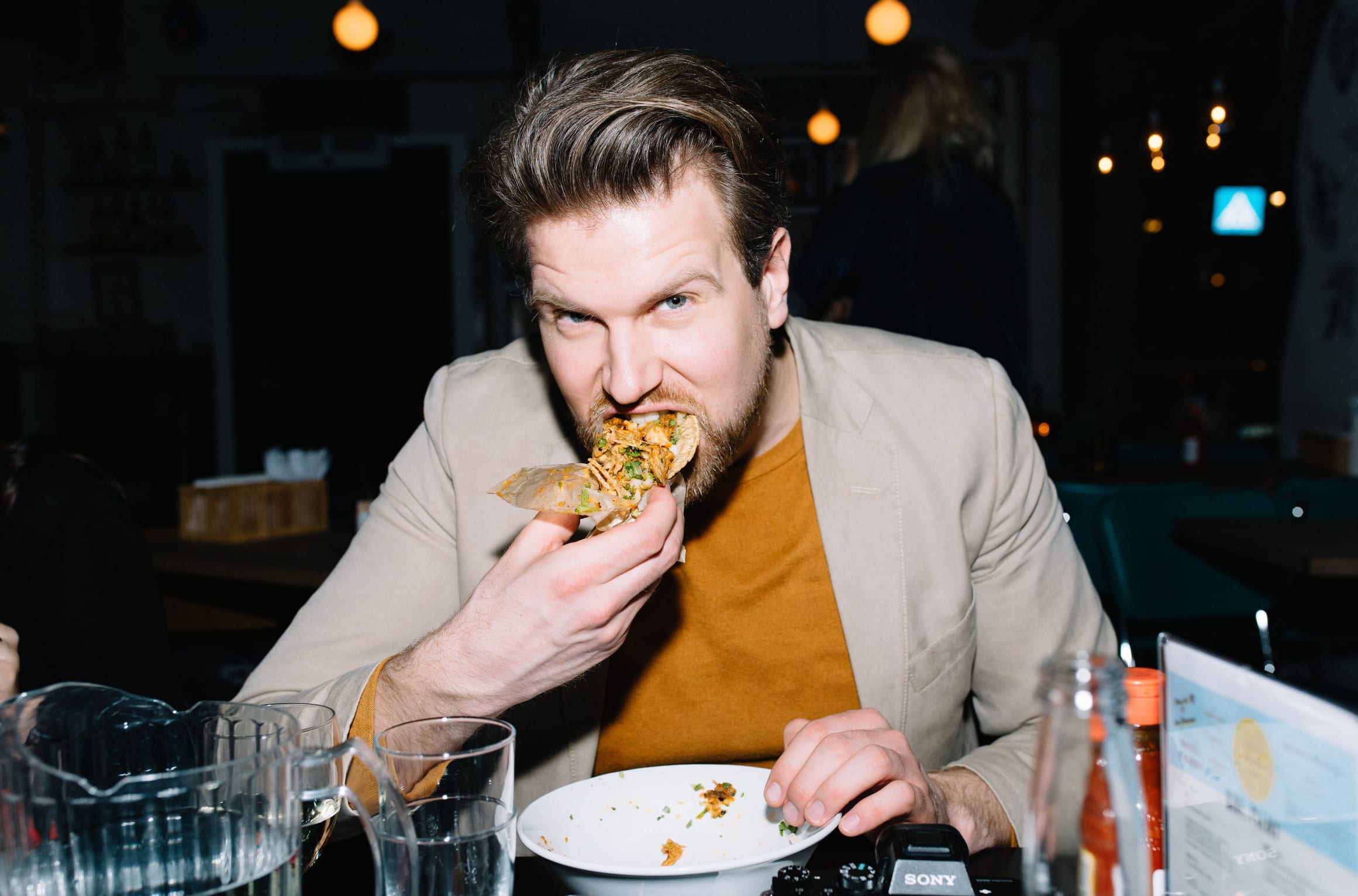 Anders Husa driver matblogg sammen med kona Kaitlin Orr. 