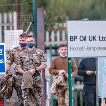 Den britiske hæren er forberedt på å levere drivstoff i månedsvis 