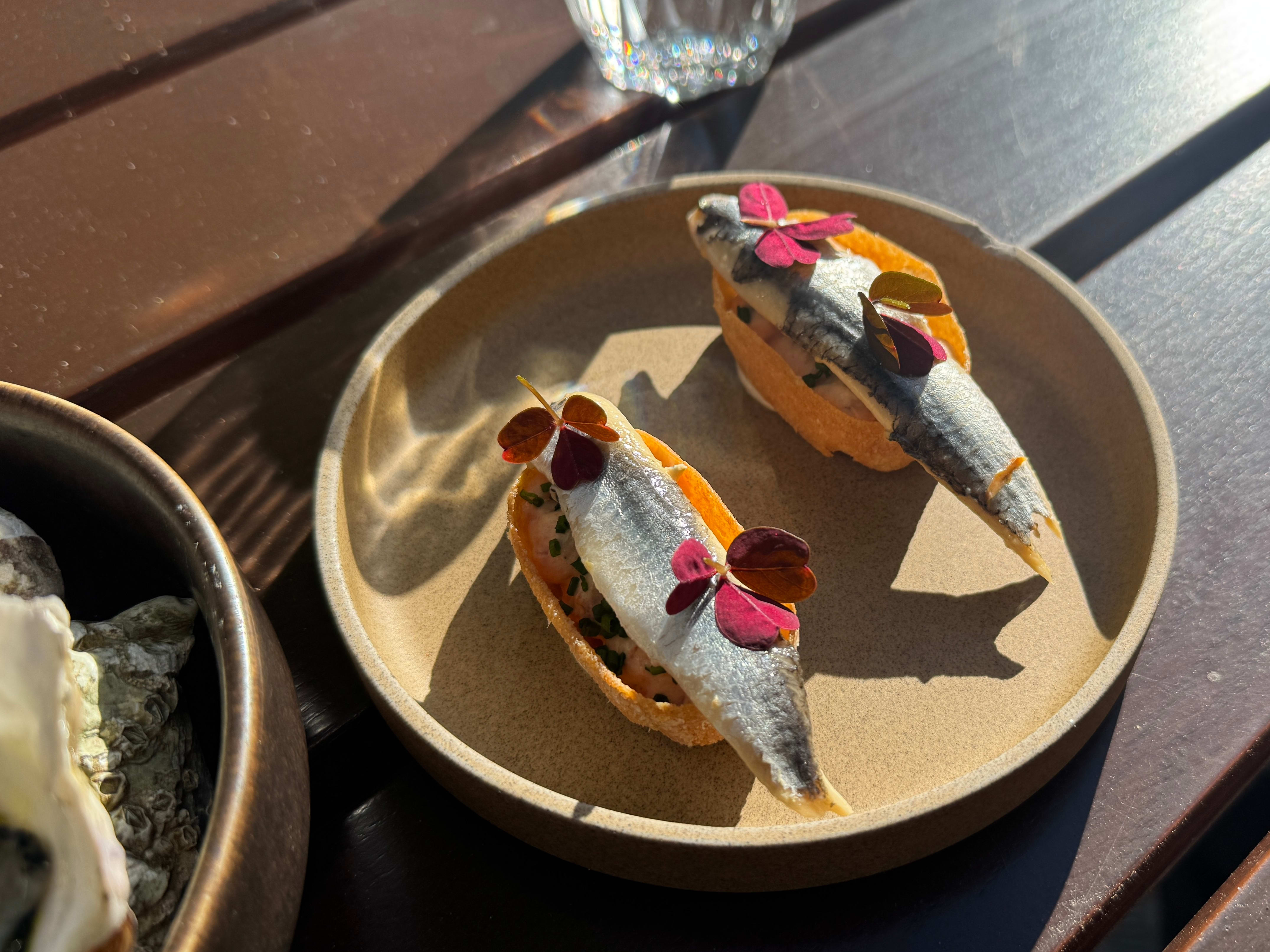 Crustader med sardiner.