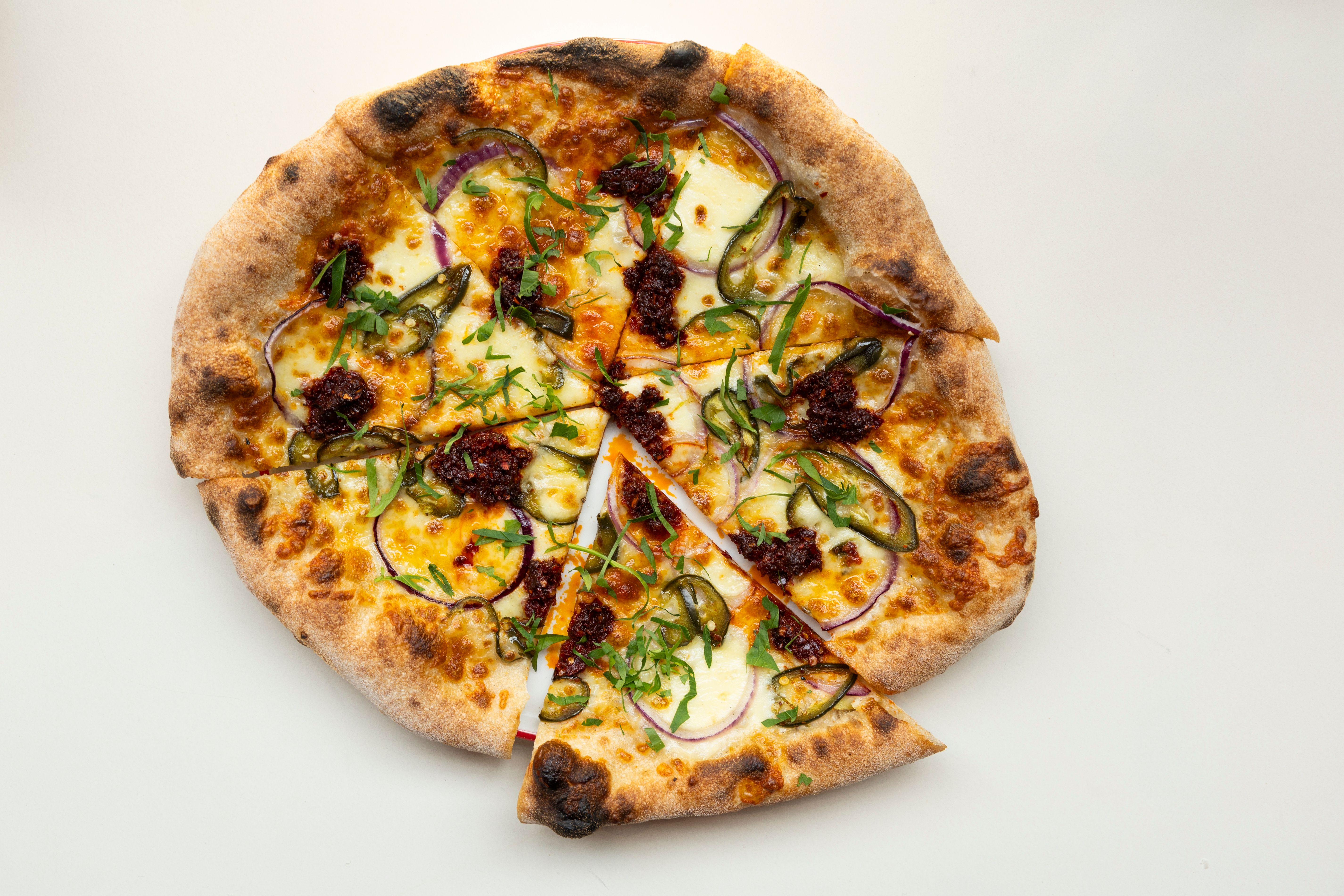 Spicy Nduja er en av favorittene.