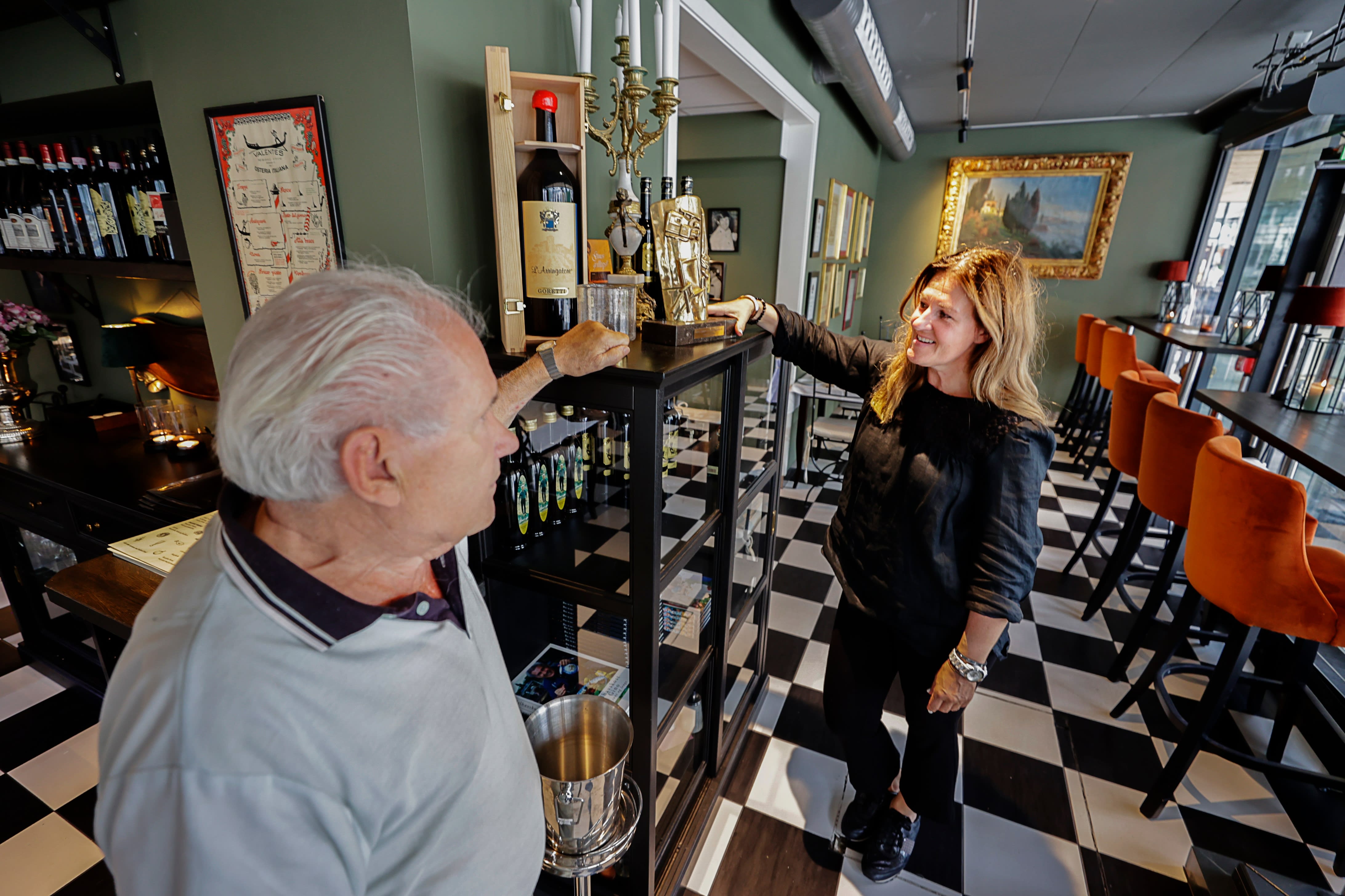 Gino og Marisa Valente står bak restauranten i Vika. 