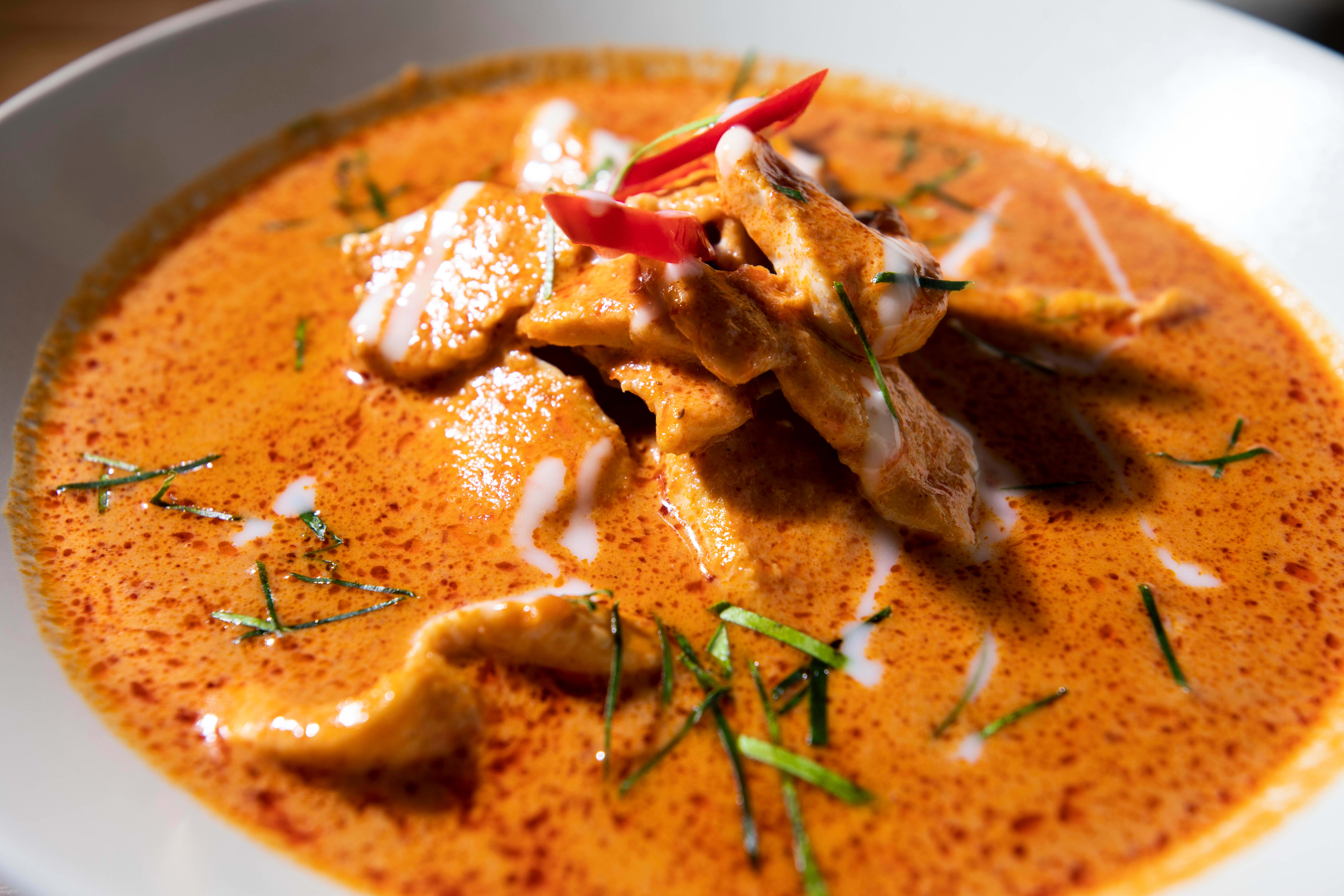 Frisk og sterk thai-rett.