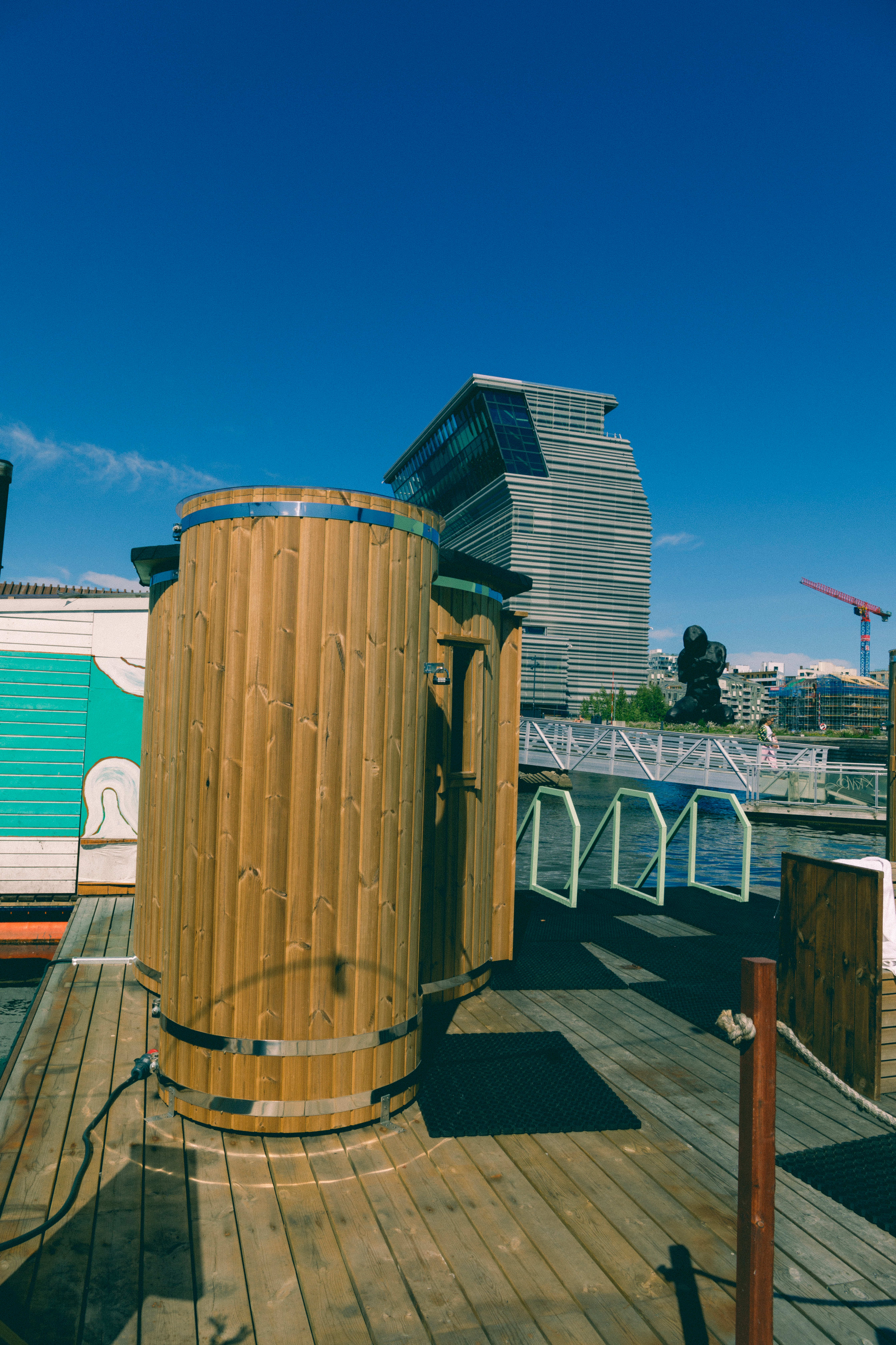 PS: Badstue for to er akkurat åpnet på Sukkerbiten.