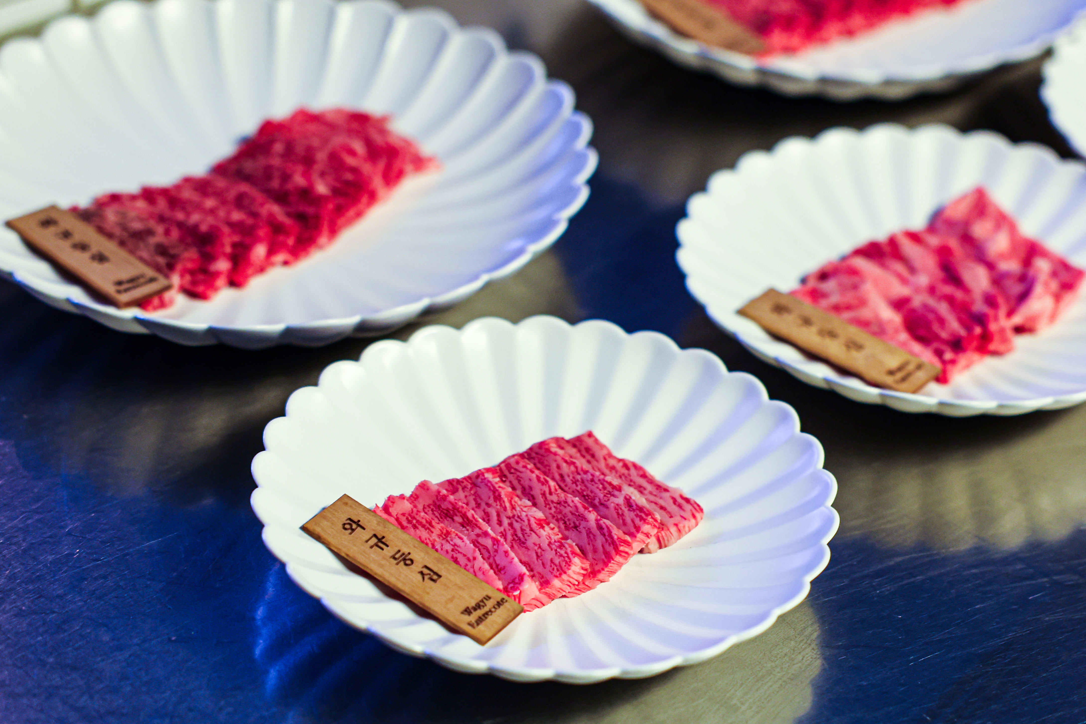 Wagyu og koreansk sprit er en gøy og god kombinasjon.