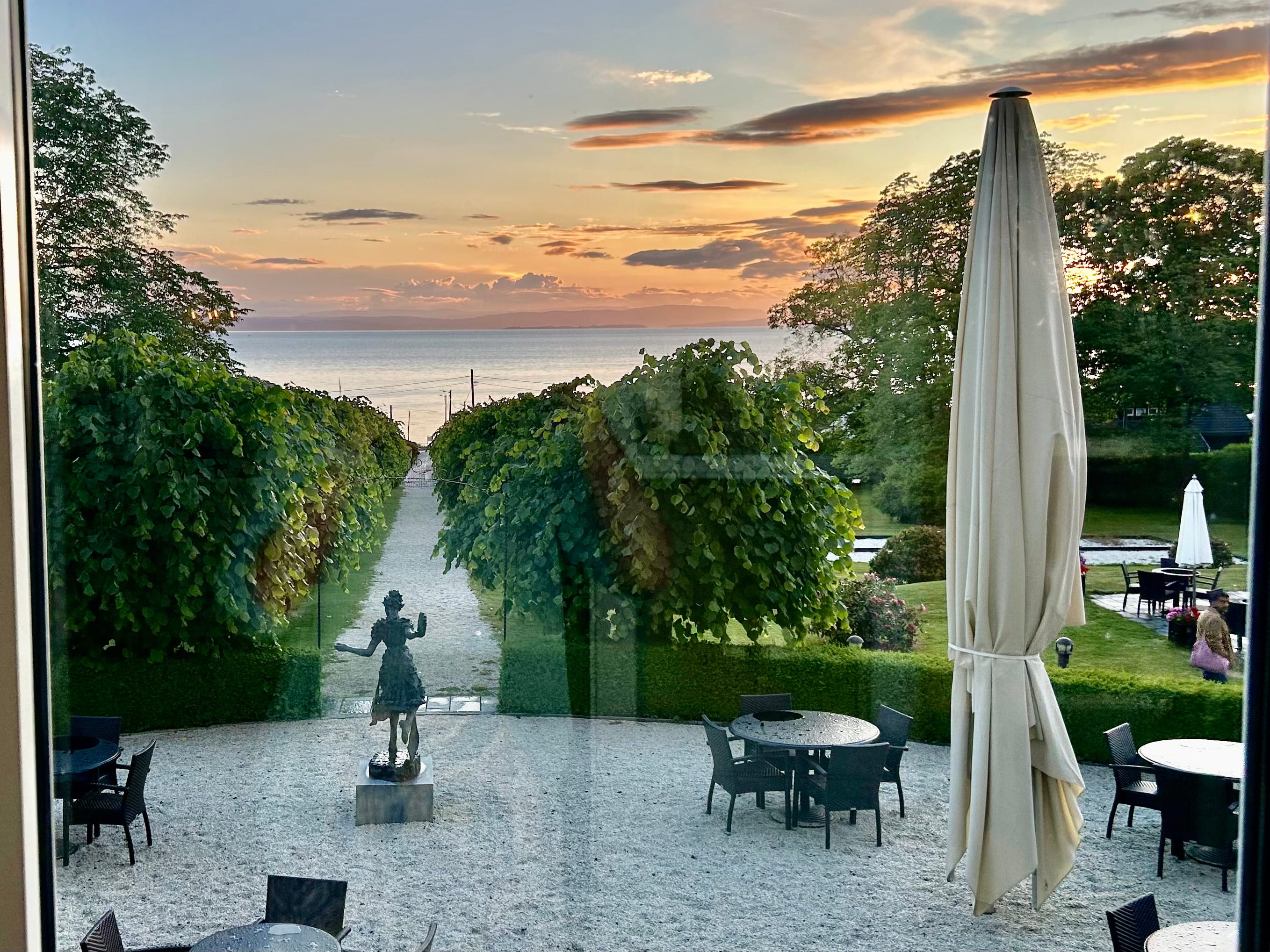 Nydelig utsikt til Oslofjorden. 