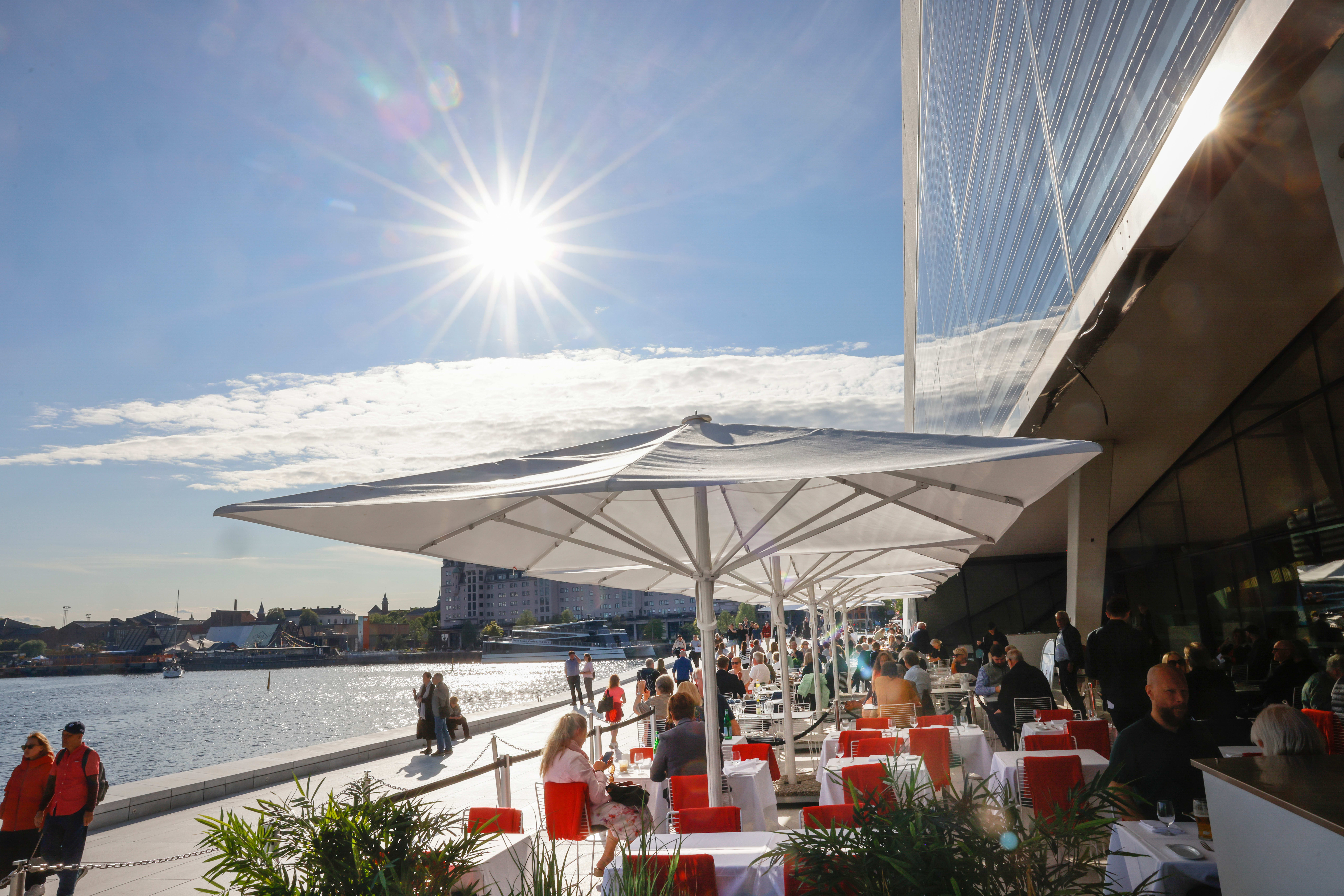 Fine uteserveringer med god mat. Her nyter du siste rest av sommeren!