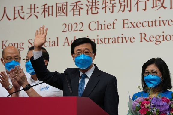 John Lee valgt til ny leder i Hongkong