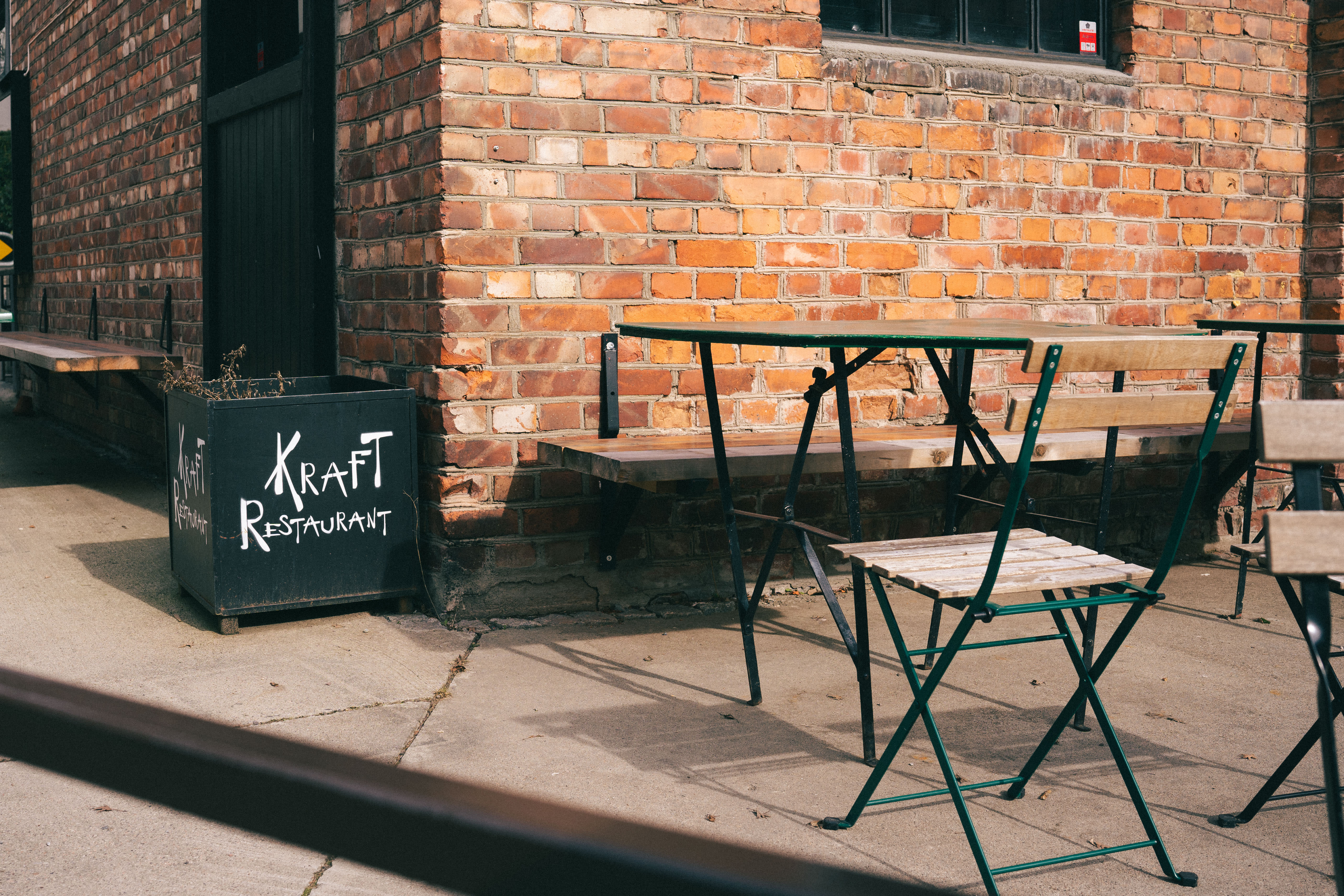 En pils langs veggen på restaurant Kraft er ikke å forakte.