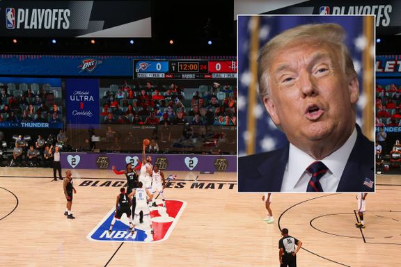NBA utsetter kamper i protest mot politivold. Det får Trump til å reagere.