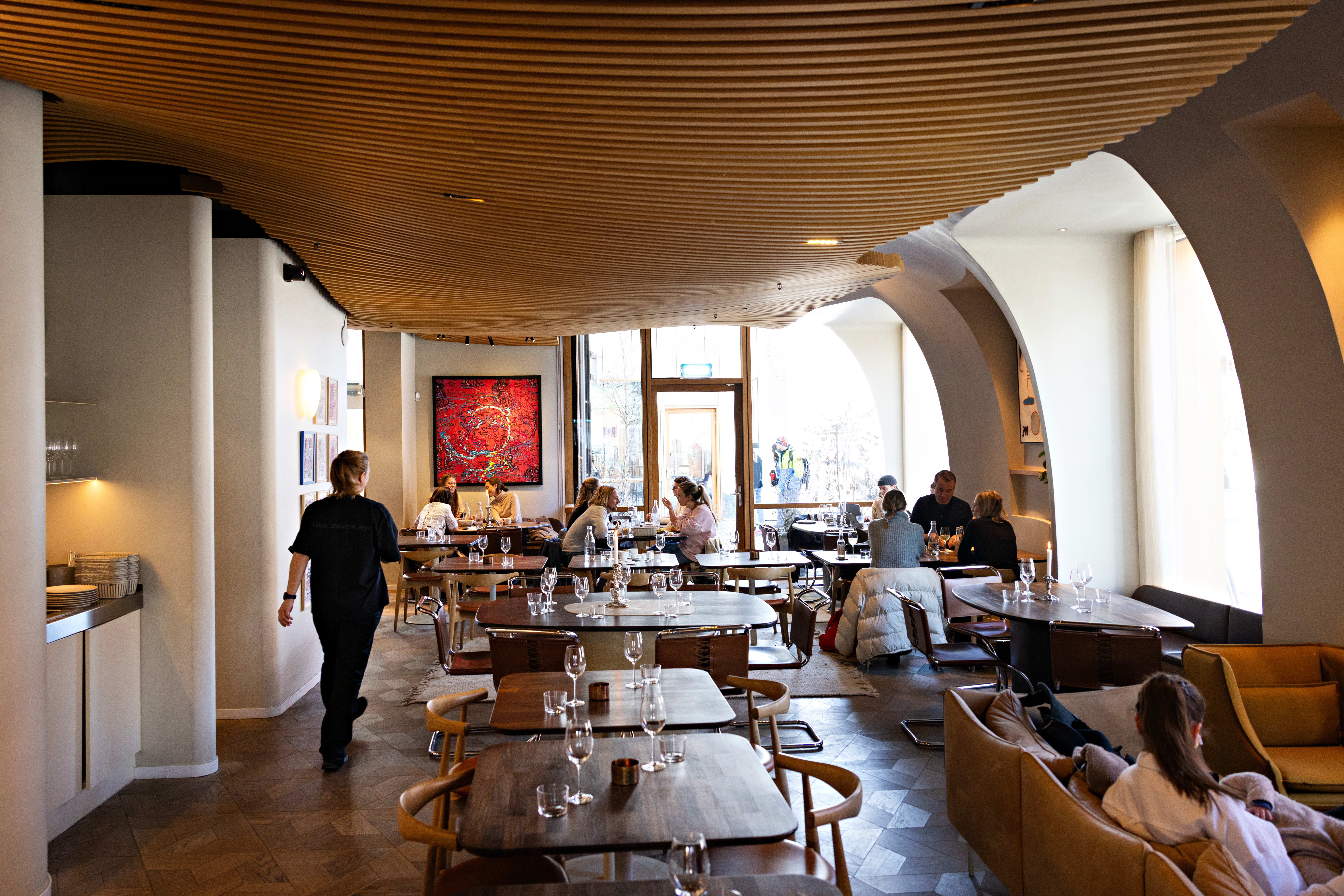 Pent og innbydende lokale. 