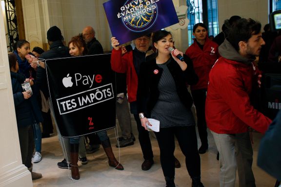 Aktivister okkuperte Apple-butikker og varslet kundene om at selskapet ikke betalte skatt. Det gjorde IT-giganten rasende.
