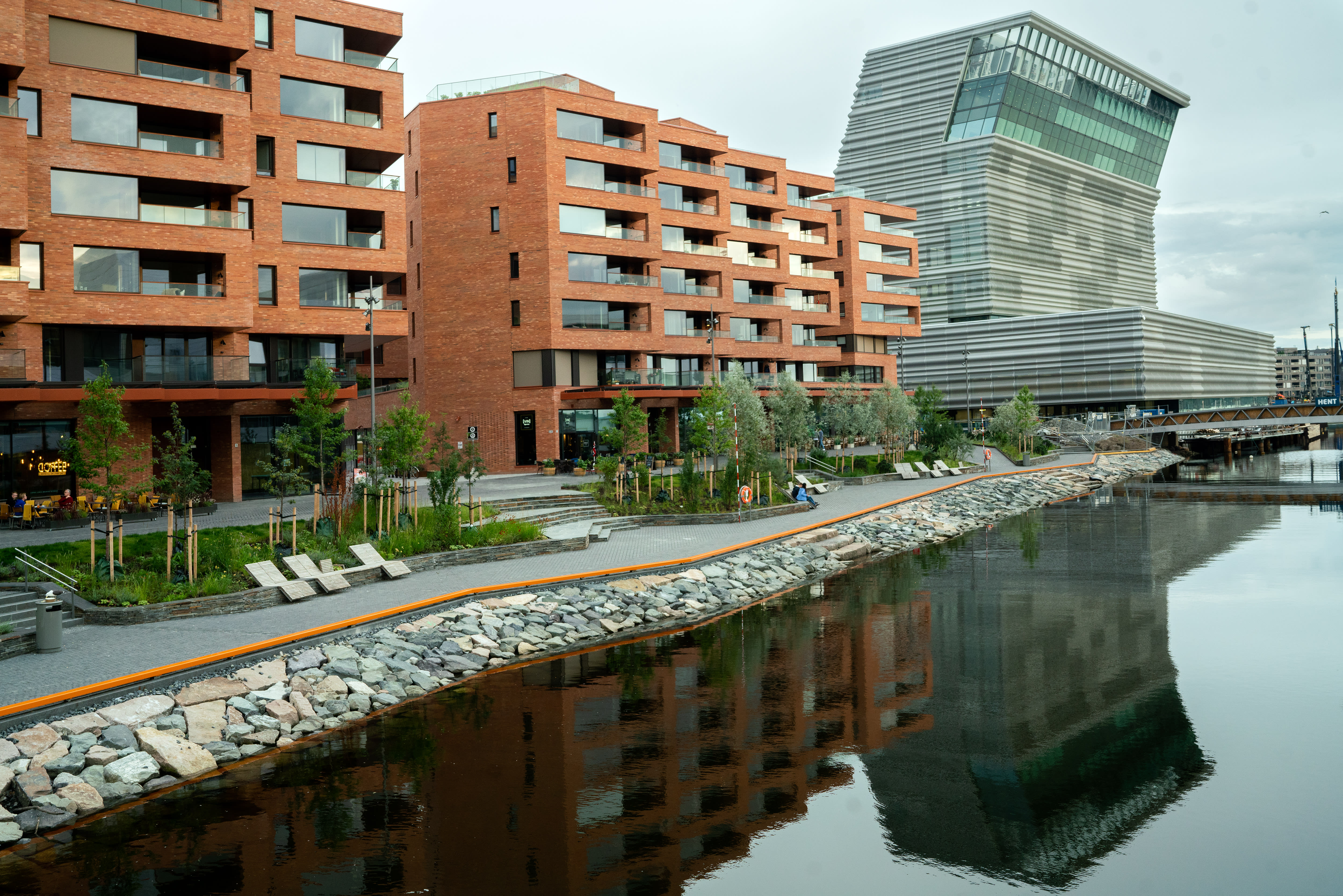 Fine restauranter i vannkanten