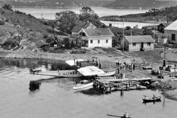 Gressholmen var Norges første hovedflyplass