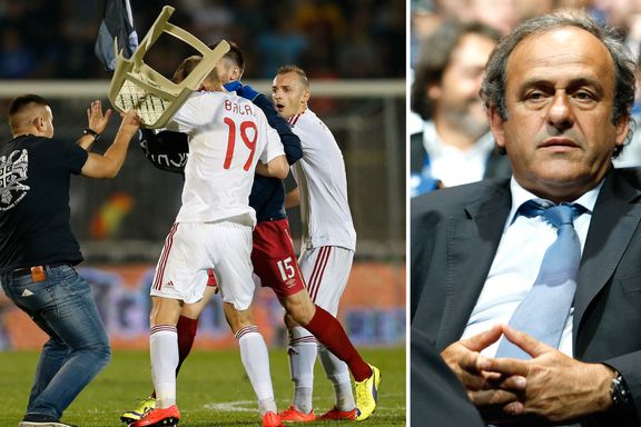 UEFA-topp Platini om kaoskampen: - Helt utilgivelig
