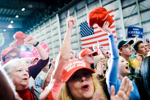 Aftenposten på valgmøte i Florida: Trump har to nye slagere - og fansen elsker dem 