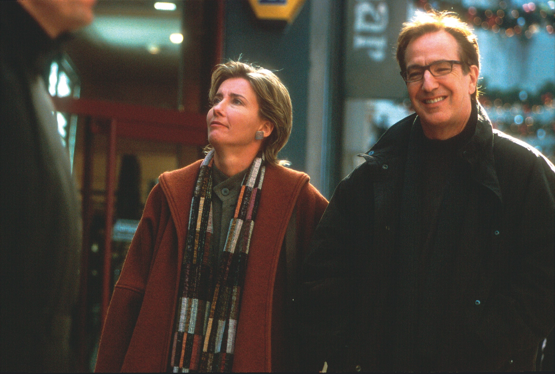  Karen (Emma Thompson) og ektemannen Harry (Alan Rickman).