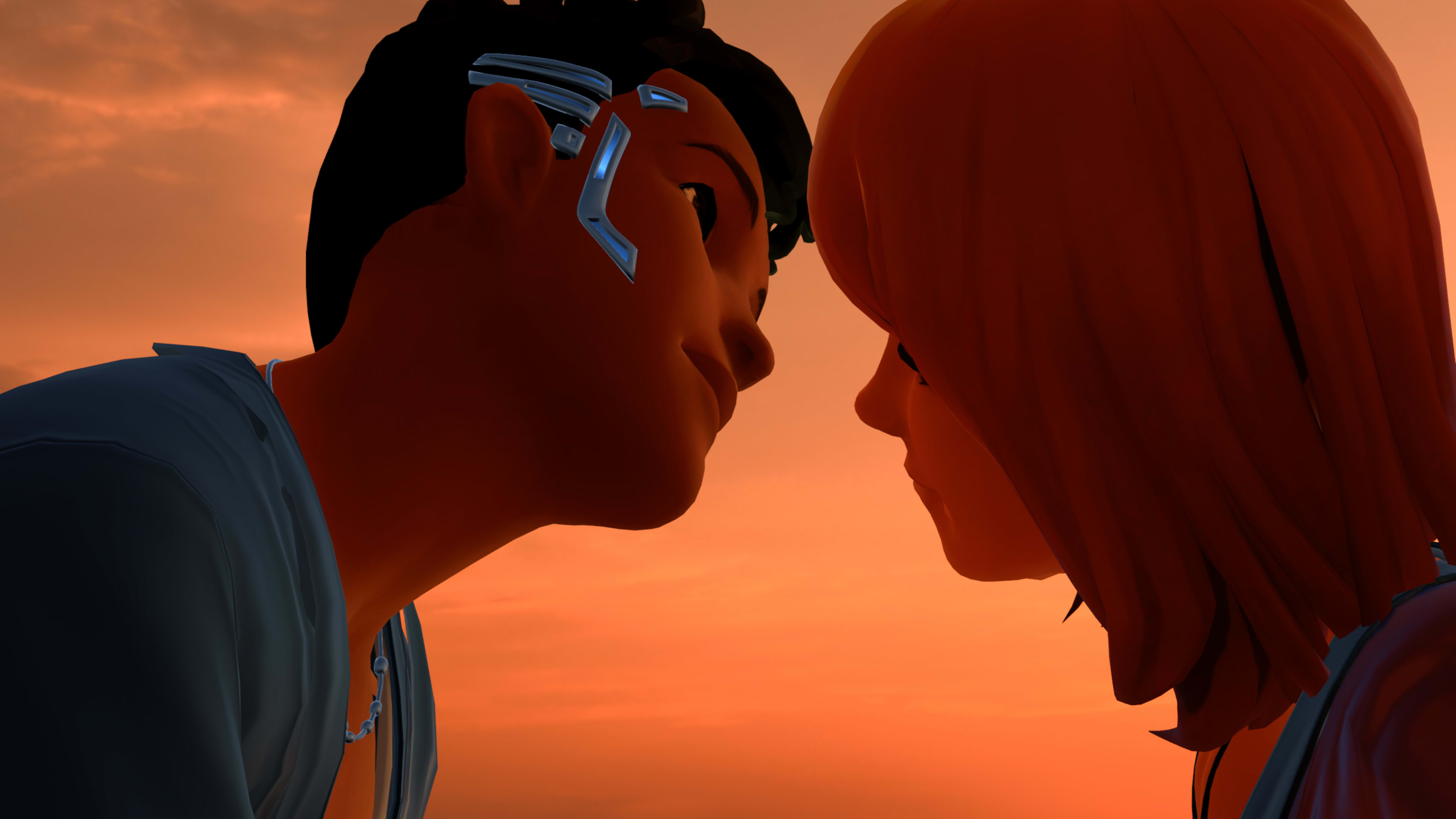 Nettvennene Marvin og Ida har vært sammen i tre år. De har aldri møttes da han gjør det slutt. 