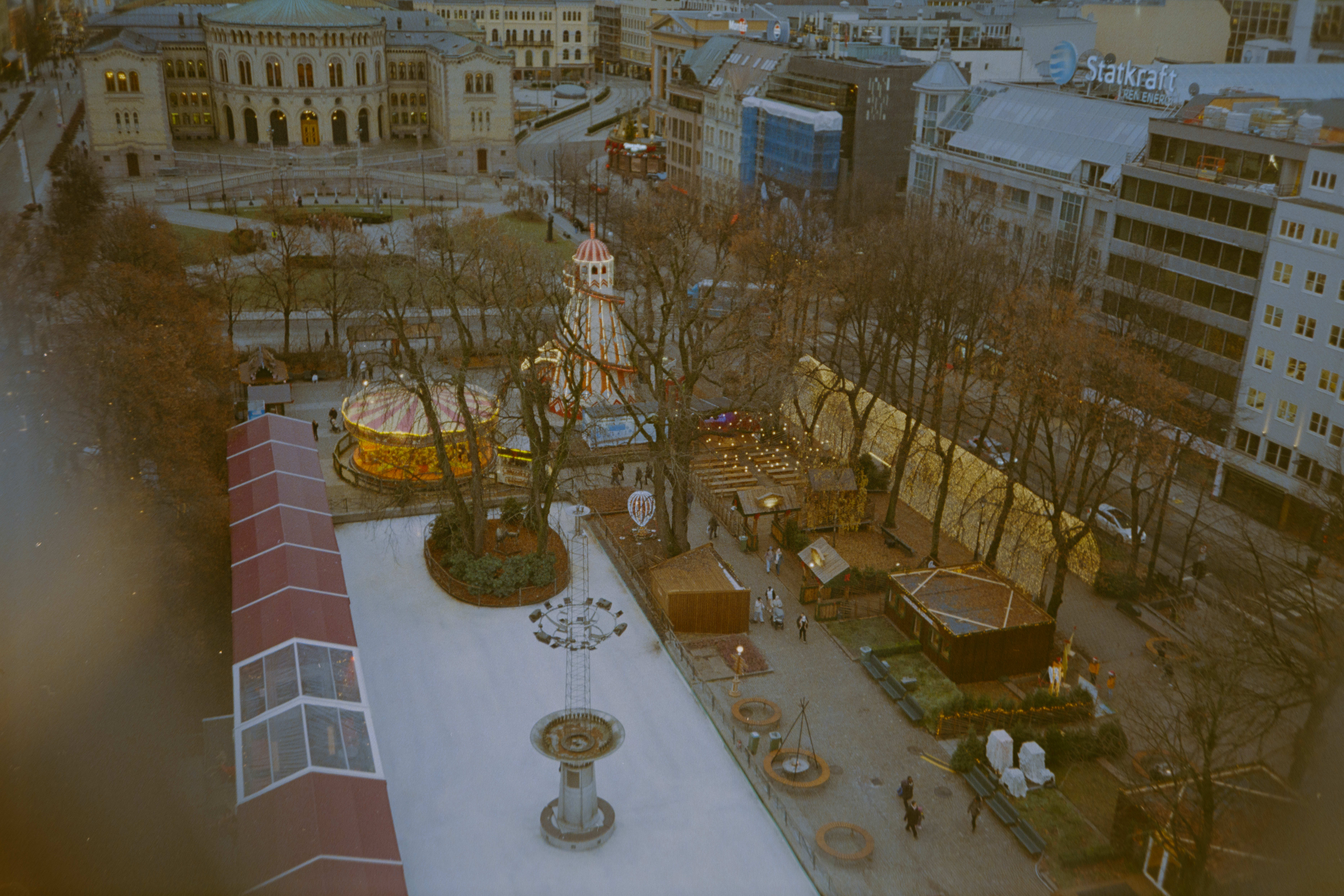 Pariserhjulet gir god utsikt over Spikersuppa. 