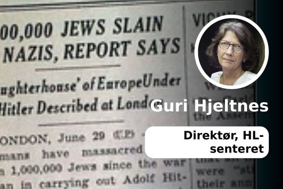 Folkemordet på jødene fikk en enspalter på side 7 i The New York Times