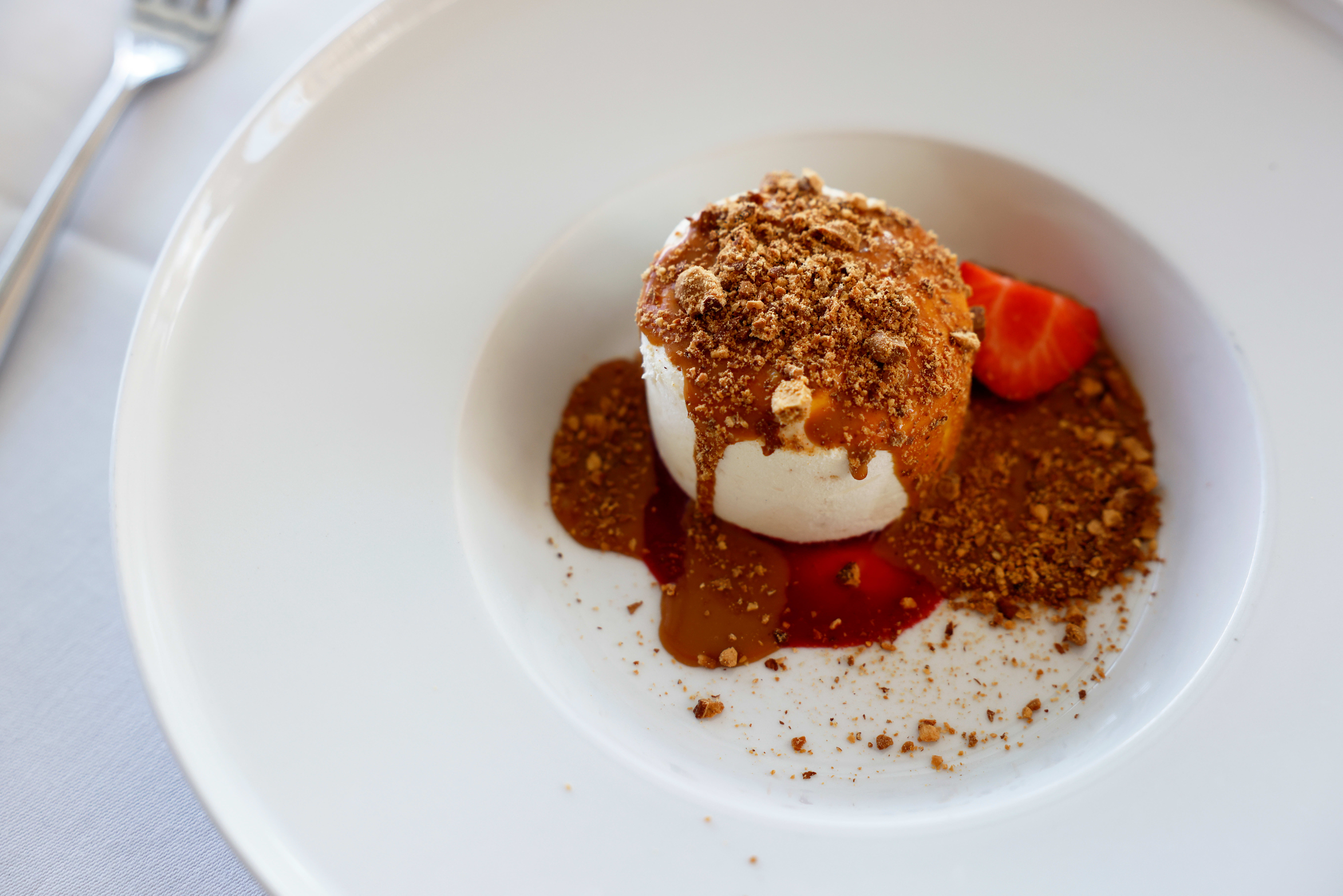 Nam nam! Semifreddo med saltkaramell. 